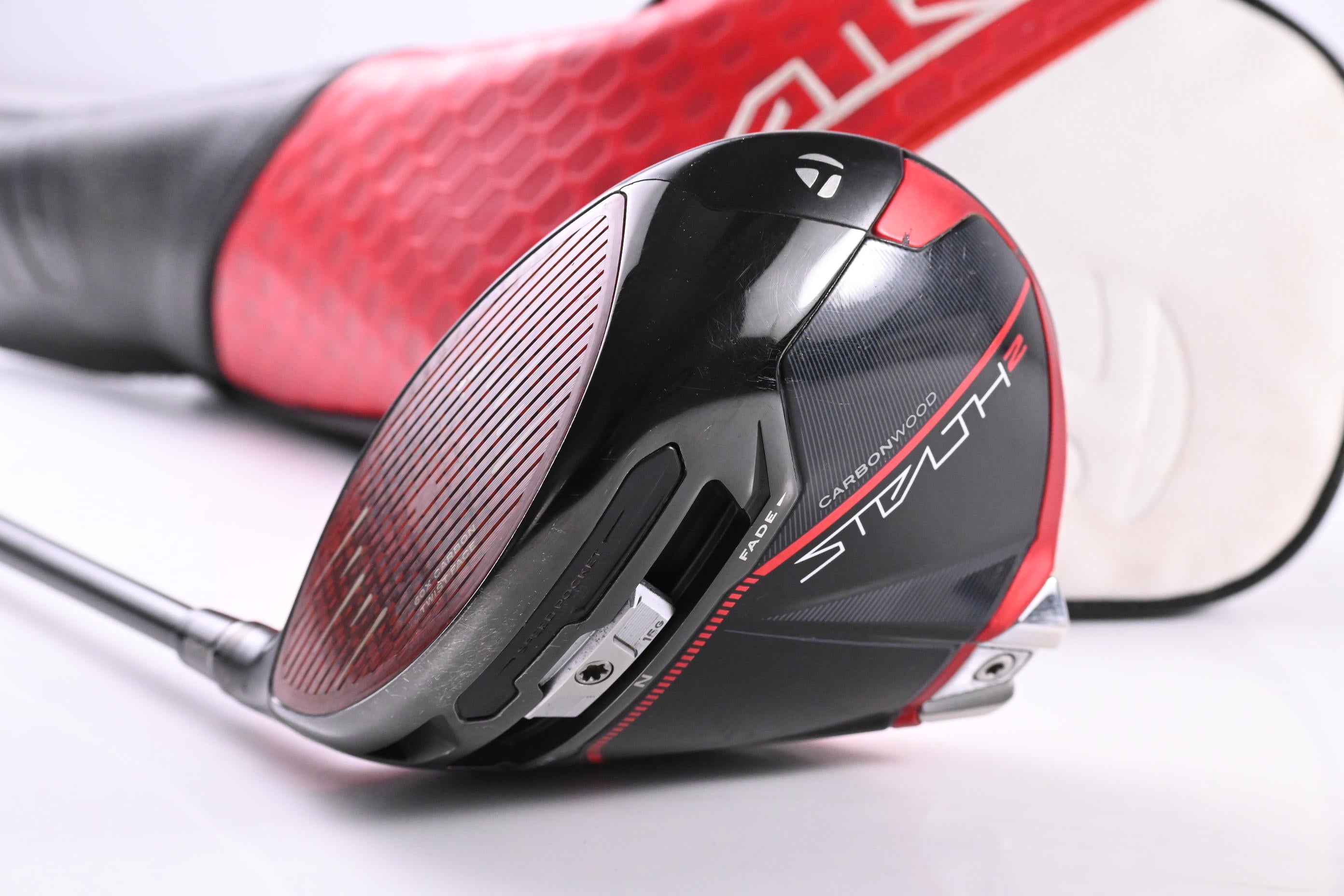 Left Hand Taylormade Stealth 2 Plus Driver / 9 Degree / Stiff Flex HZRDUS Smoke