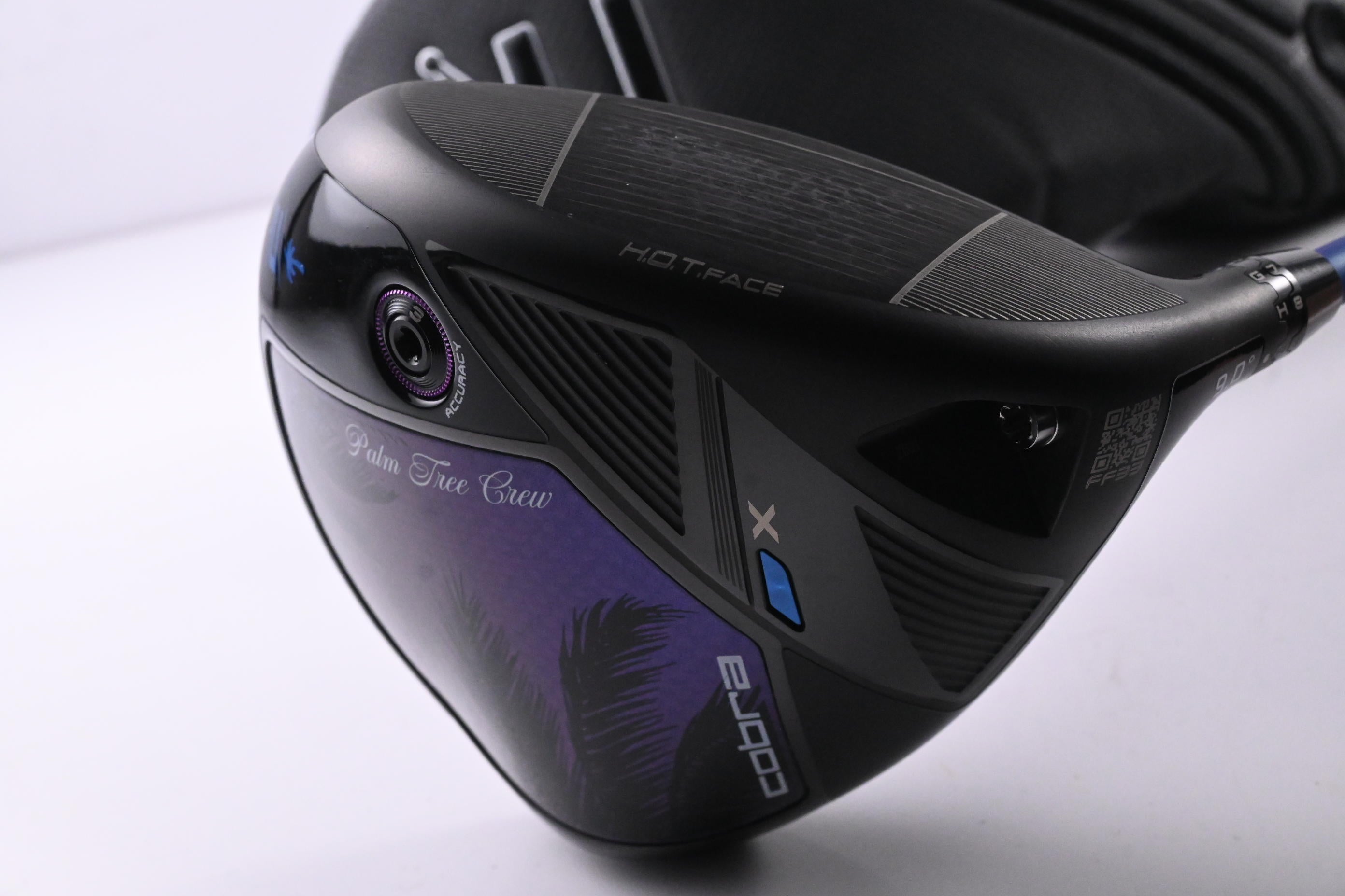Cobra OPTM X Palm Tree Crew Driver / 9 Degree / Regular Flex Denali Frost Blue