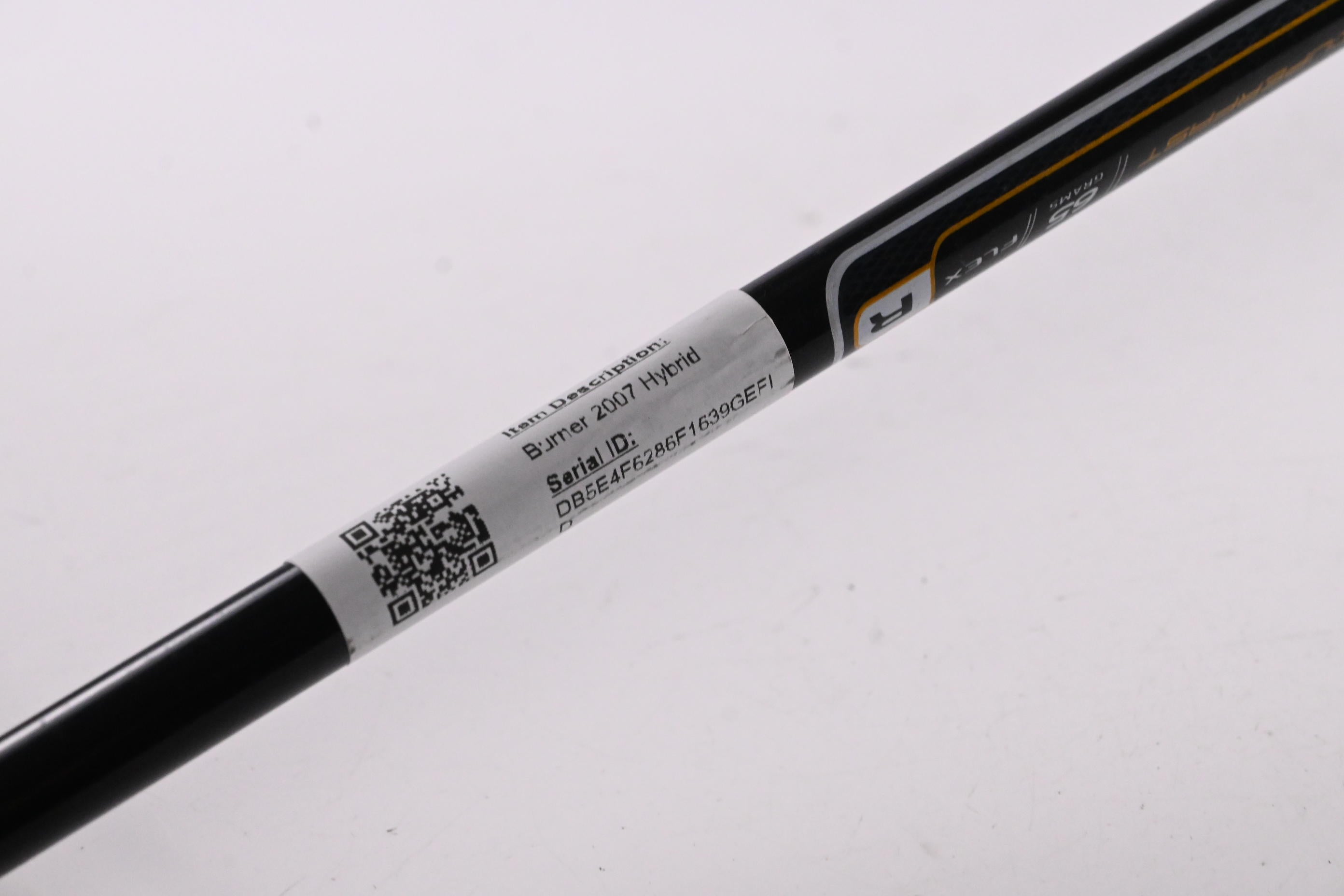 Taylormade Burner 2007 #4 Hybrid / 22 Degree / Regular Flex Reax 65 Shaft