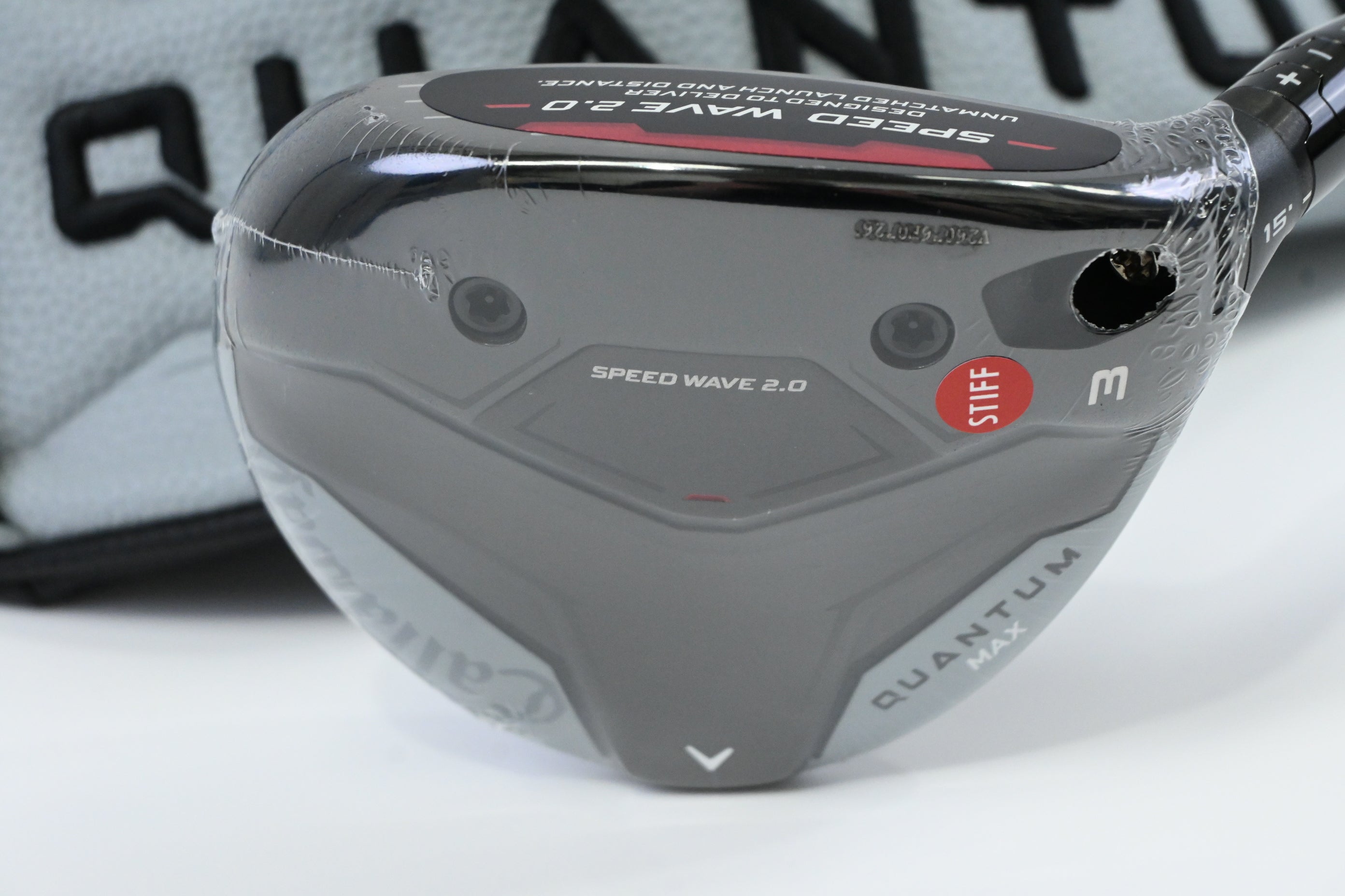 Callaway Quantum Max #3 Wood / 15 Degree / Stiff Flex Denali Frost Silver 60