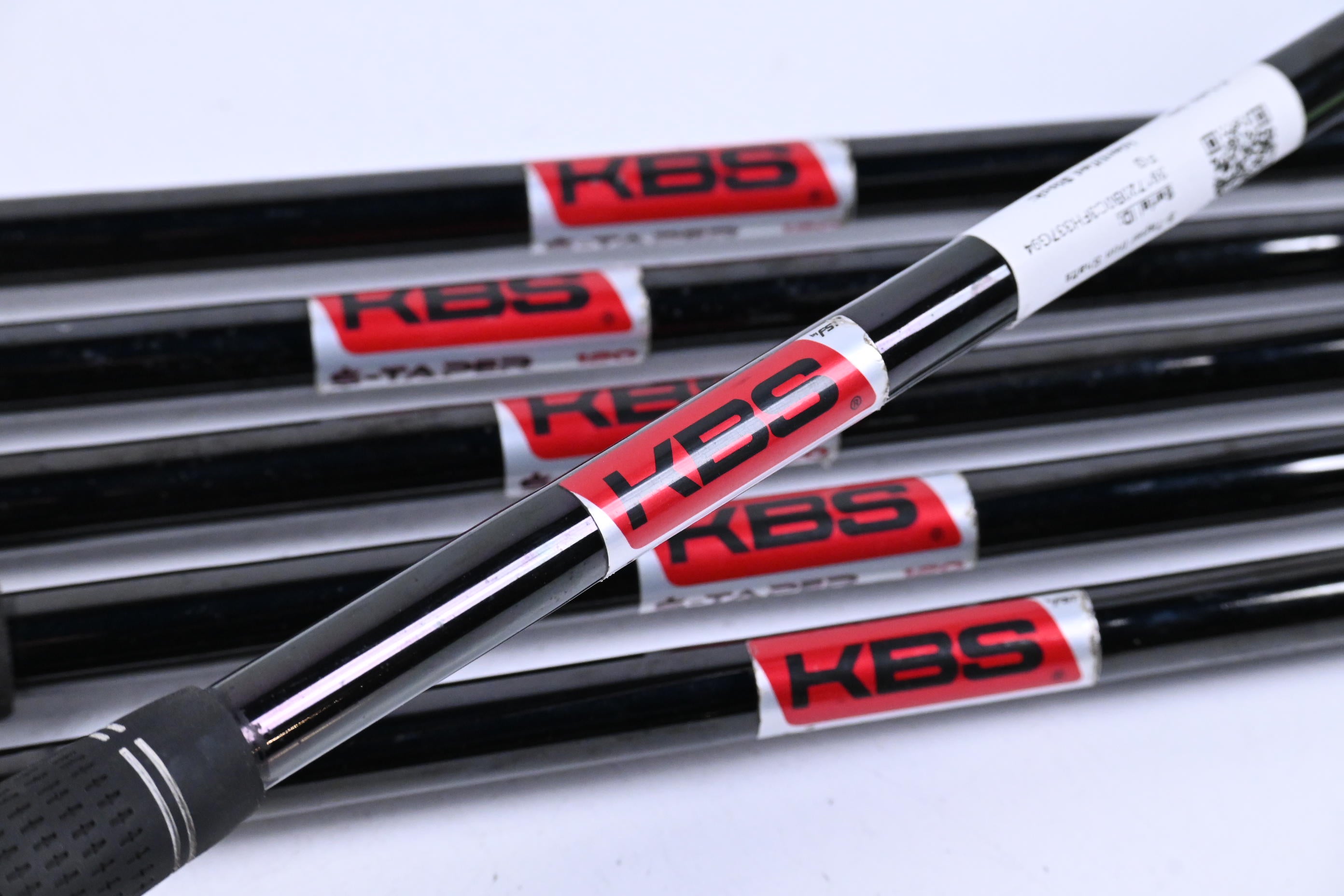KBS $-Taper 120 One Length Iron Shafts / Stiff Flex / Set Of 6 / .355 Tip