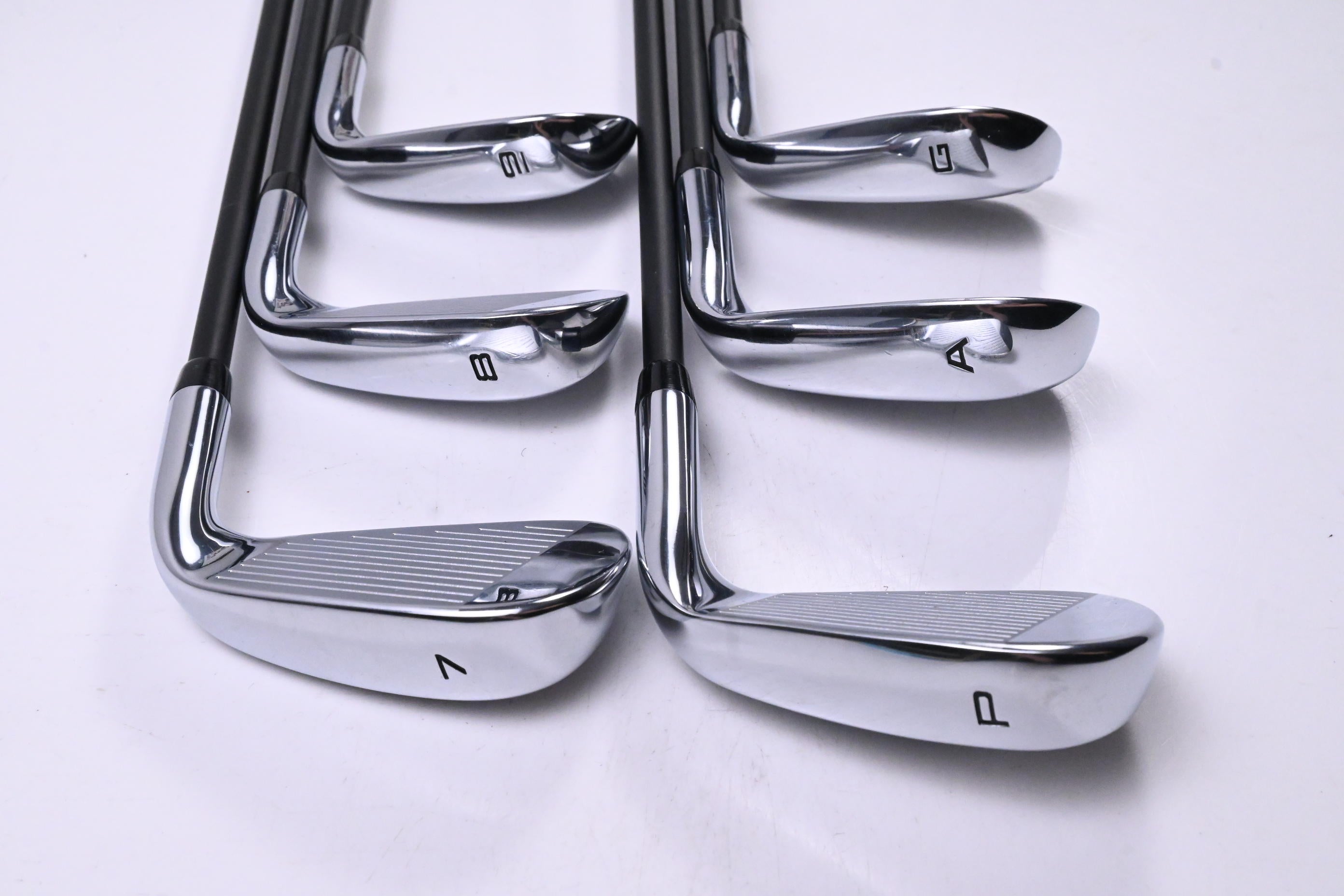 Left Hand Callaway Elyte X Irons / 7-PW+GW+SW / Senior Flex Vanquish 4 Shafts
