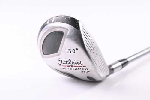 Titleist 980 F #3 Wood / 15 Degree / Stiff Flex Titleist Graphite Shaft