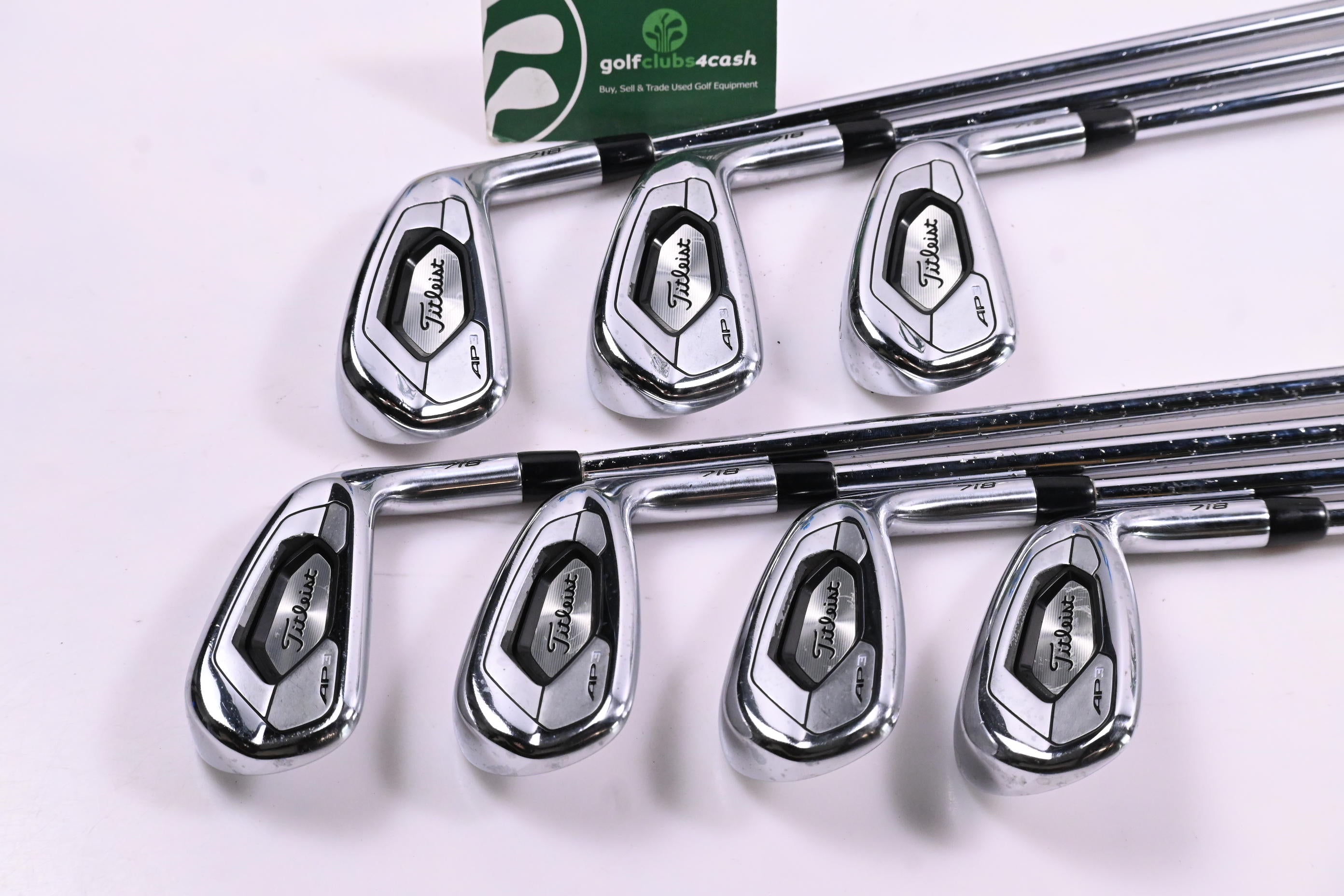Titleist 718 AP3 Irons / 4-PW / Stiff Flex AMT Tour White S300 Shafts