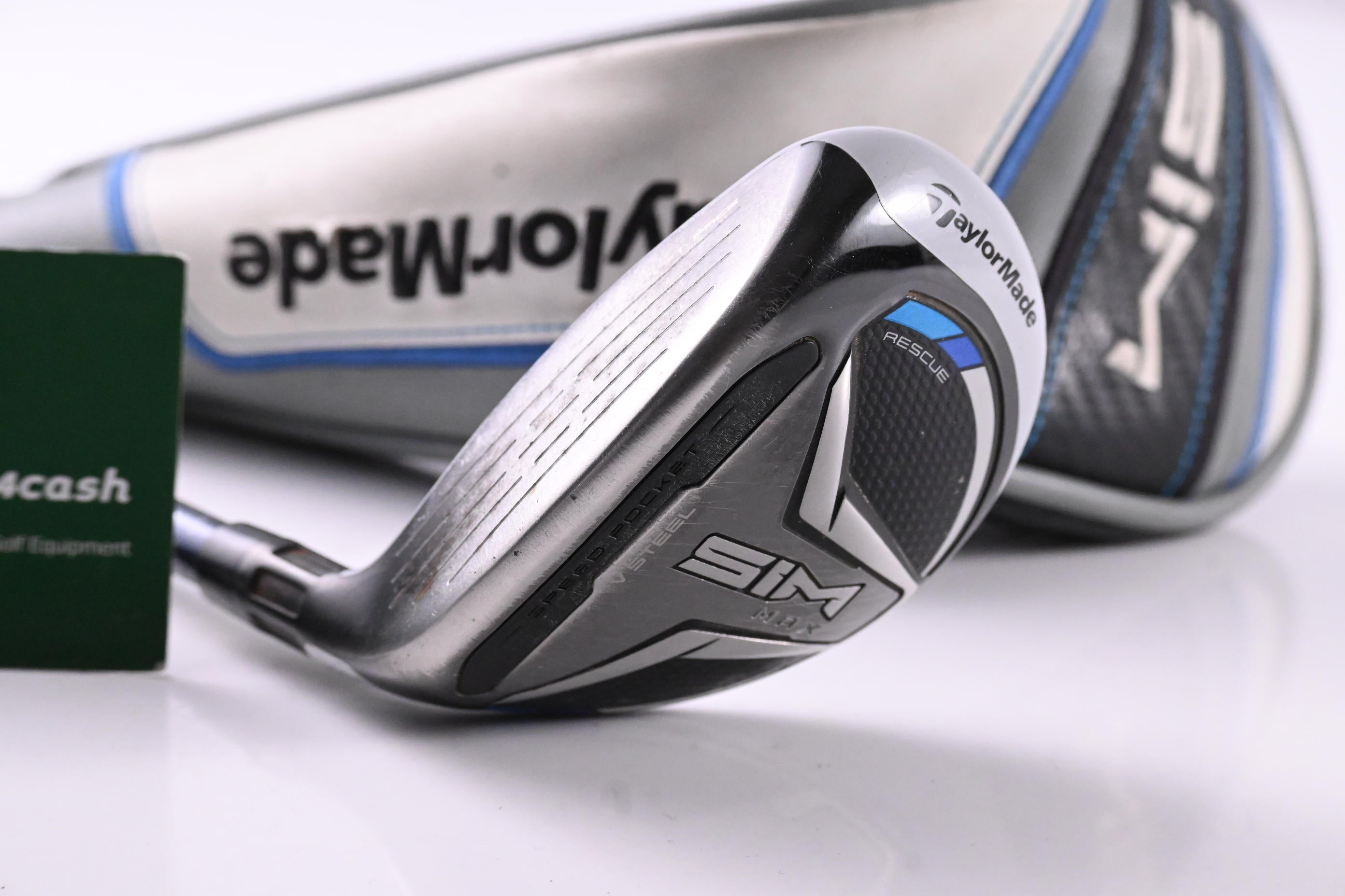 Left Hand Taylormade SIM Max #3 Hybrid / 19 Degree / Stiff Flex Ventus Blue 7