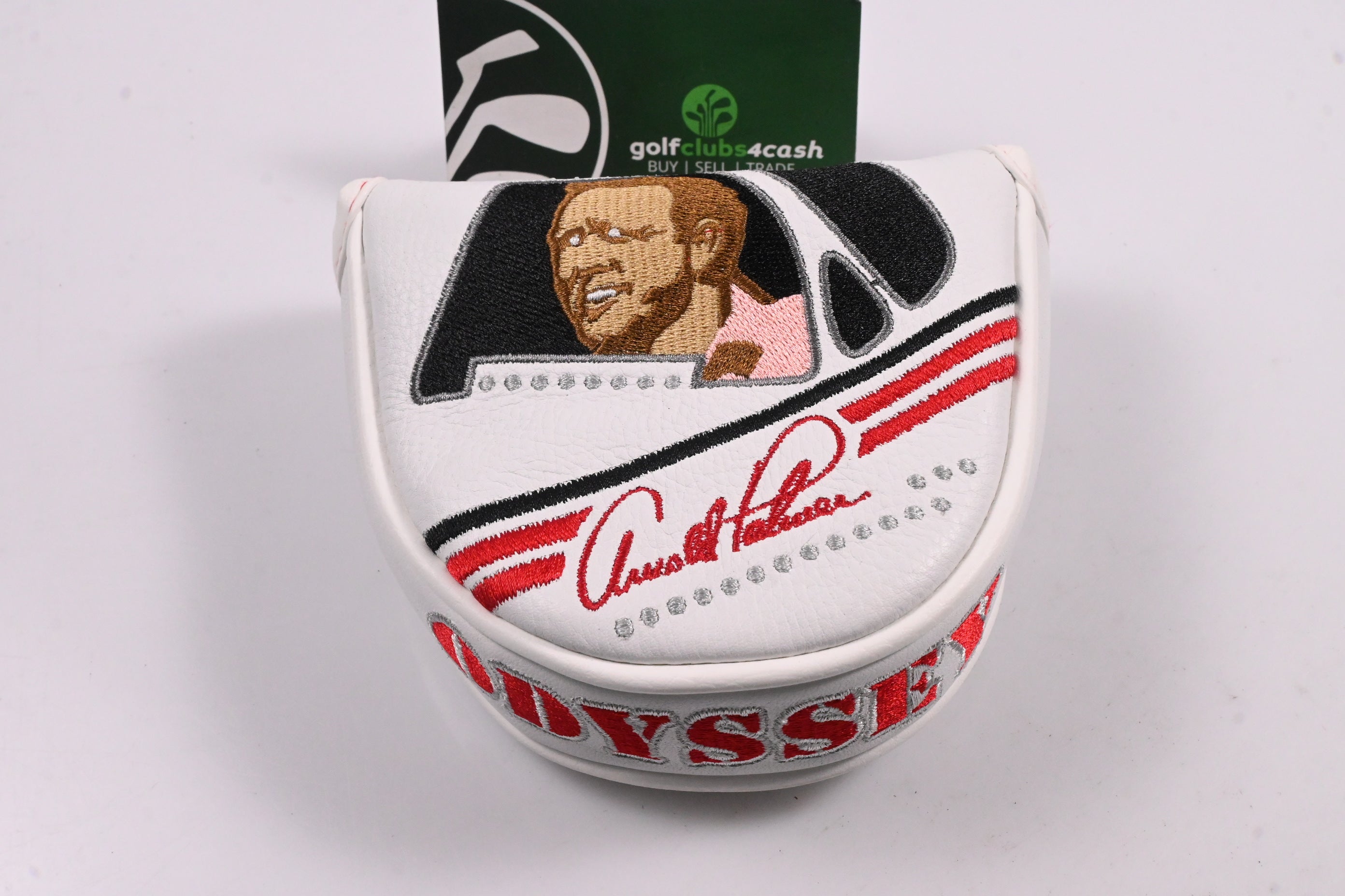 Odyssey Arnold Palmer Around The World / Putter Headcover / Mallet / White