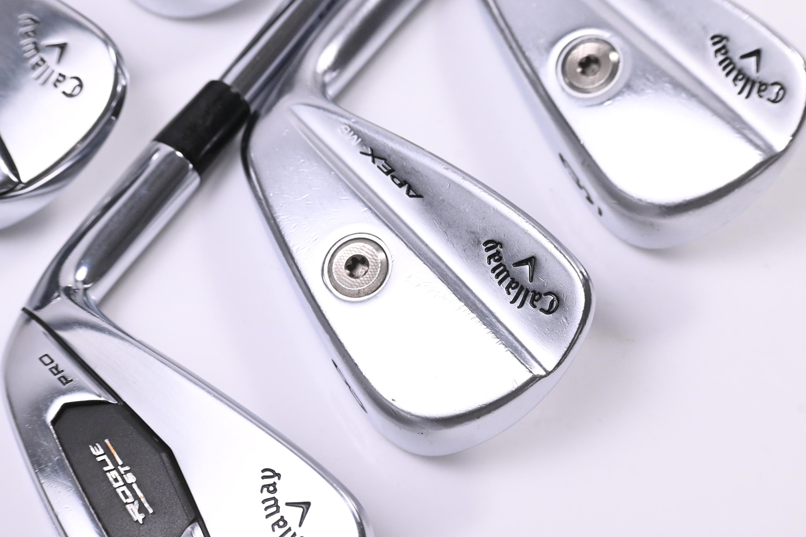 Callaway Rogue ST Pro Irons / 5-9i / Stiff Flex Rifle Shafts