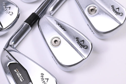 Callaway Rogue ST Pro Irons / 5-9i / Stiff Flex Rifle Shafts