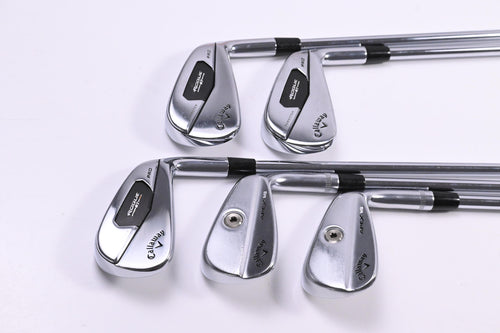 Callaway Rogue ST Pro Irons / 5-9i / Stiff Flex Rifle Shafts