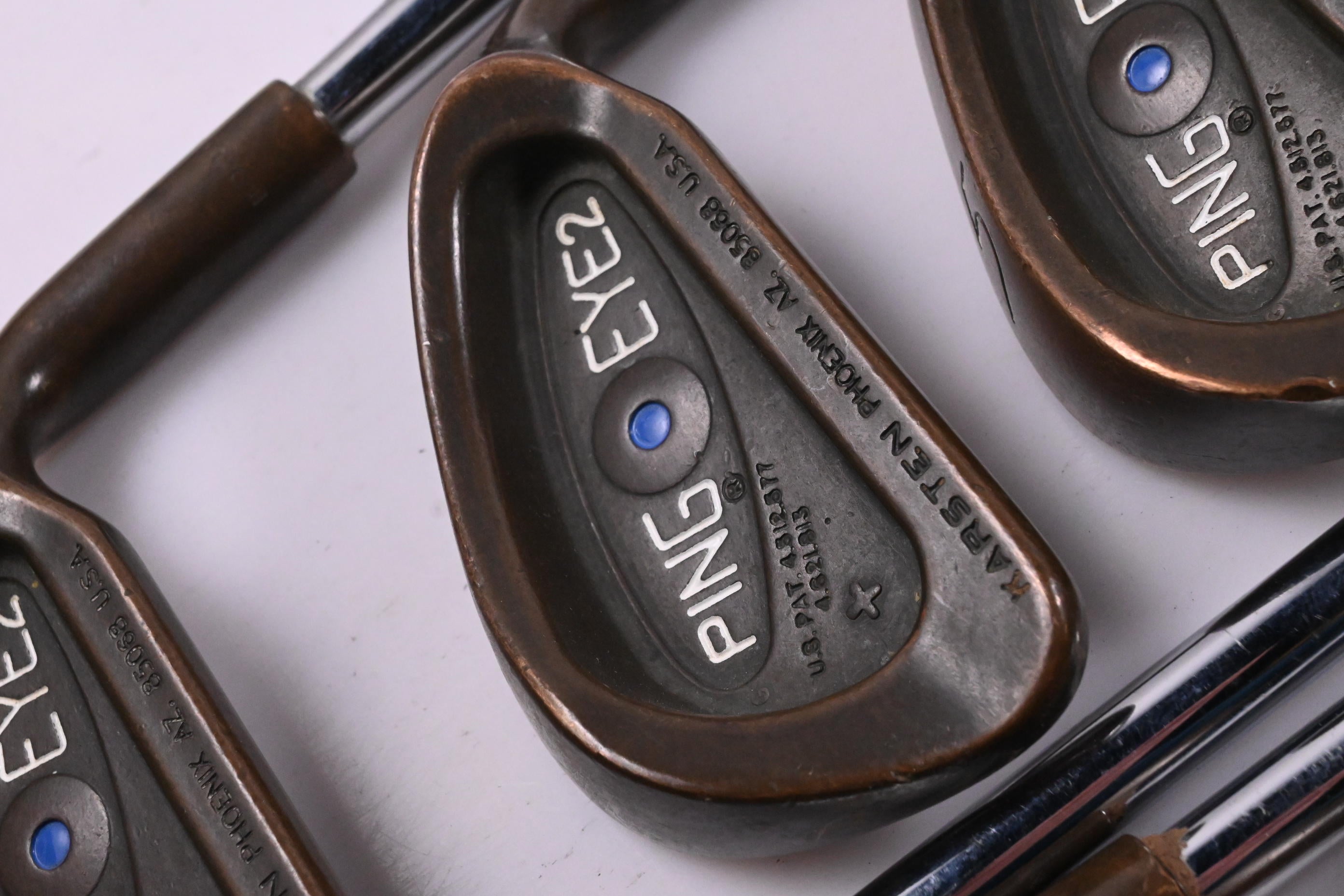 Ping Eye 2+ BeCu Irons / 3-9i / Blue Dot / Stiff Flex Rifle Precision Shafts