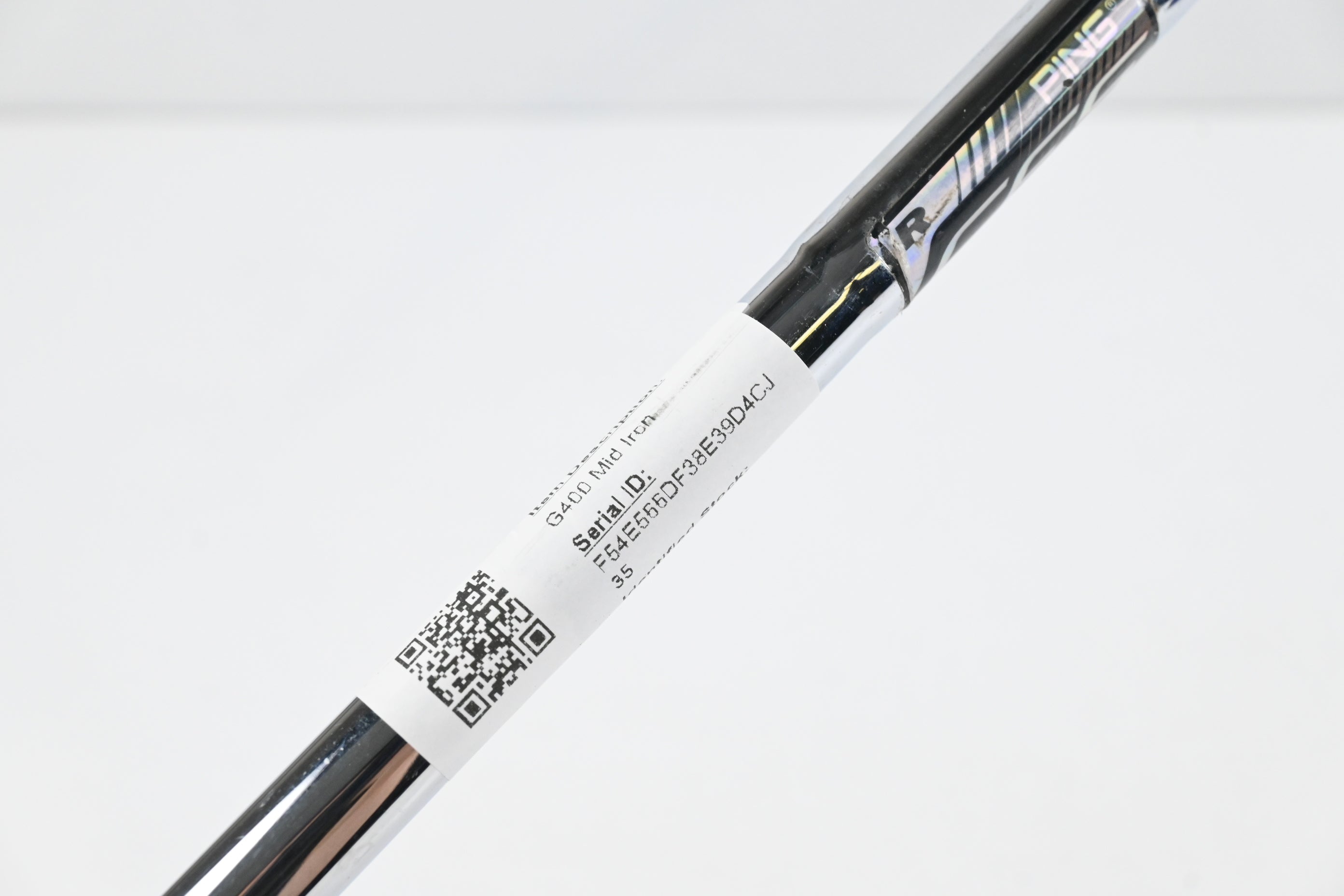 Ping G400 #7 Iron / White Dot / Regular Flex Ping CFS Distance Steel Shaft