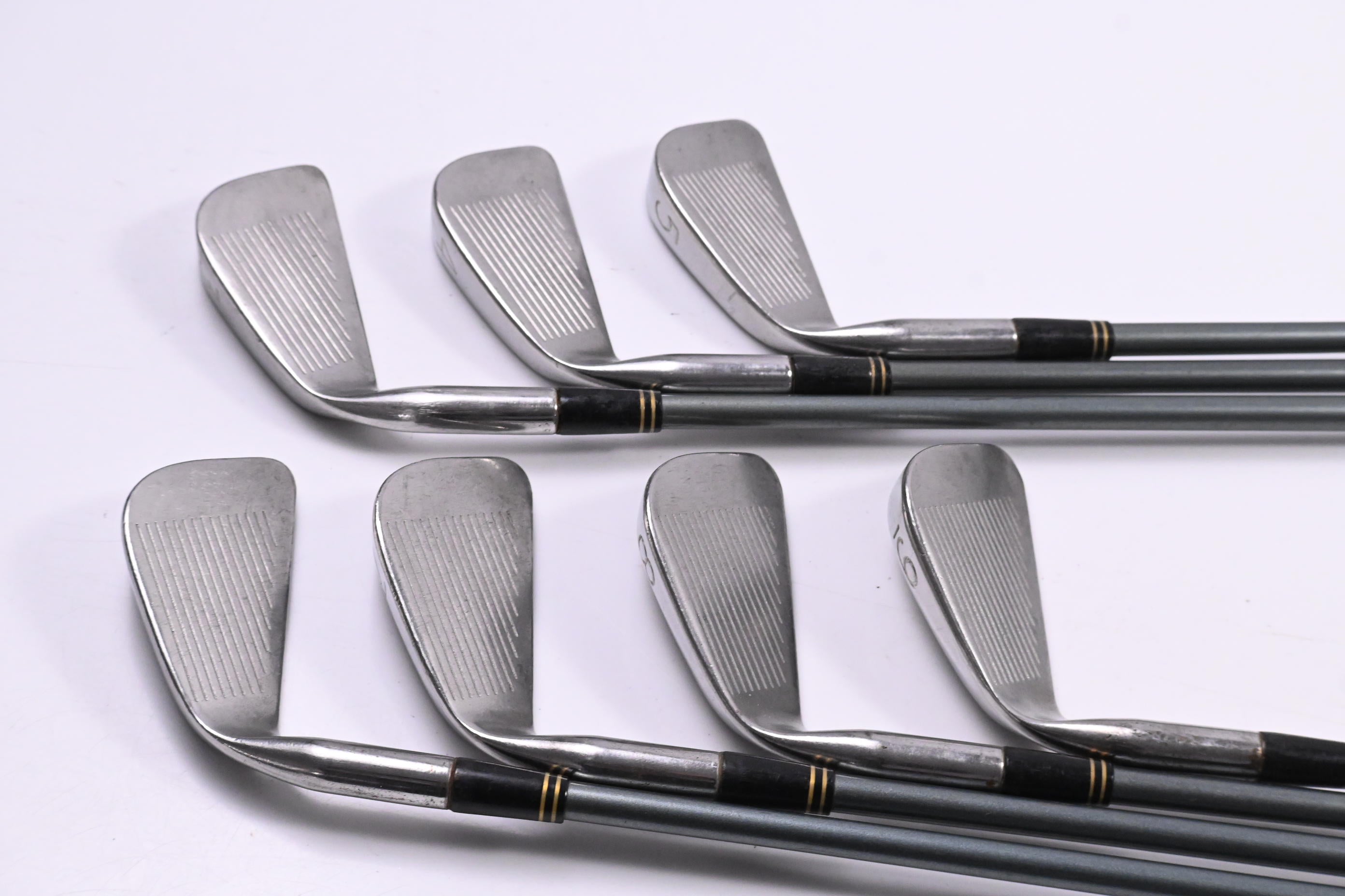 Ping Karsten III Irons / 3-9i / Blue Dot / Stiff Flex Graphite Shafts