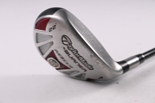 Taylormade Burner 2007 #4 Hybrid / 22 Degree / Regular Flex Reax 65 Shaft