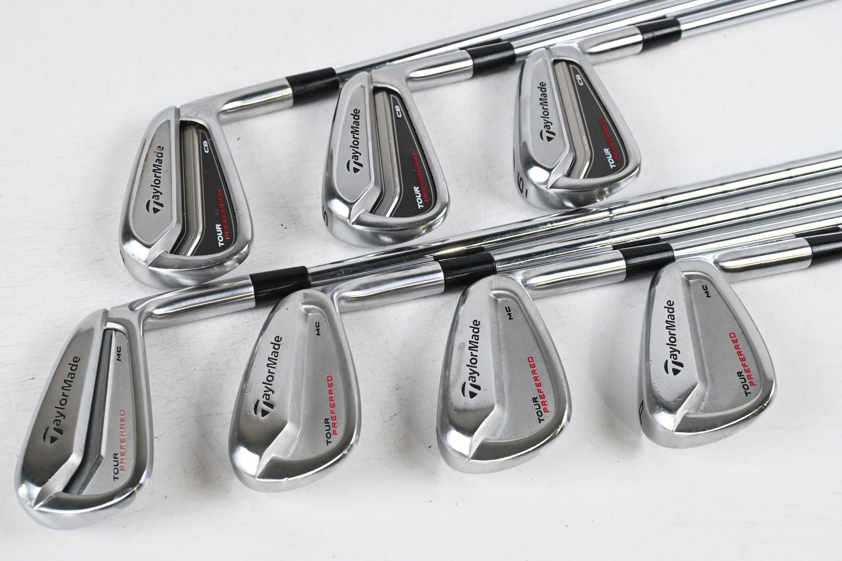 Taylormade Tour Preferred MC 2014 Irons / 4-PW / Stiff Flex KBS Tour Shafts