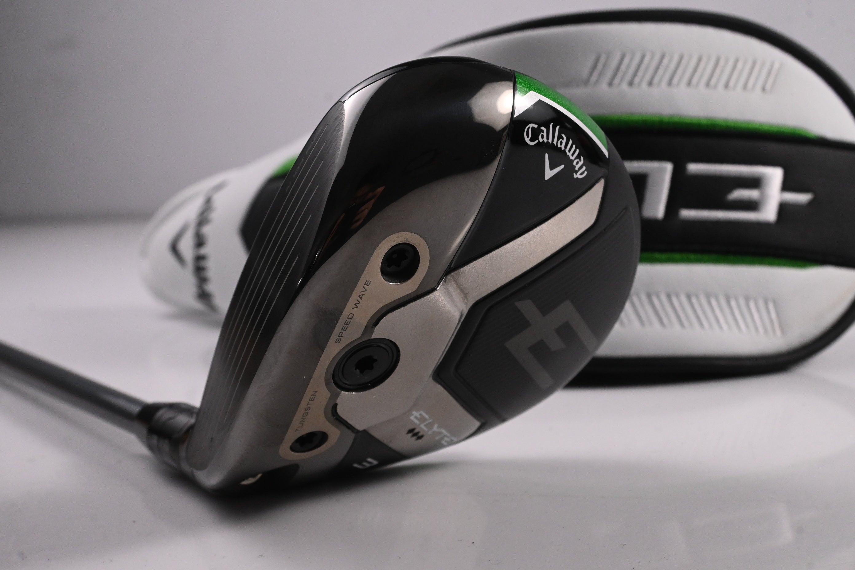 Left Hand Callaway Elyte Triple Diamond #3 Wood / 15 Degree / Stiff Flex Denali