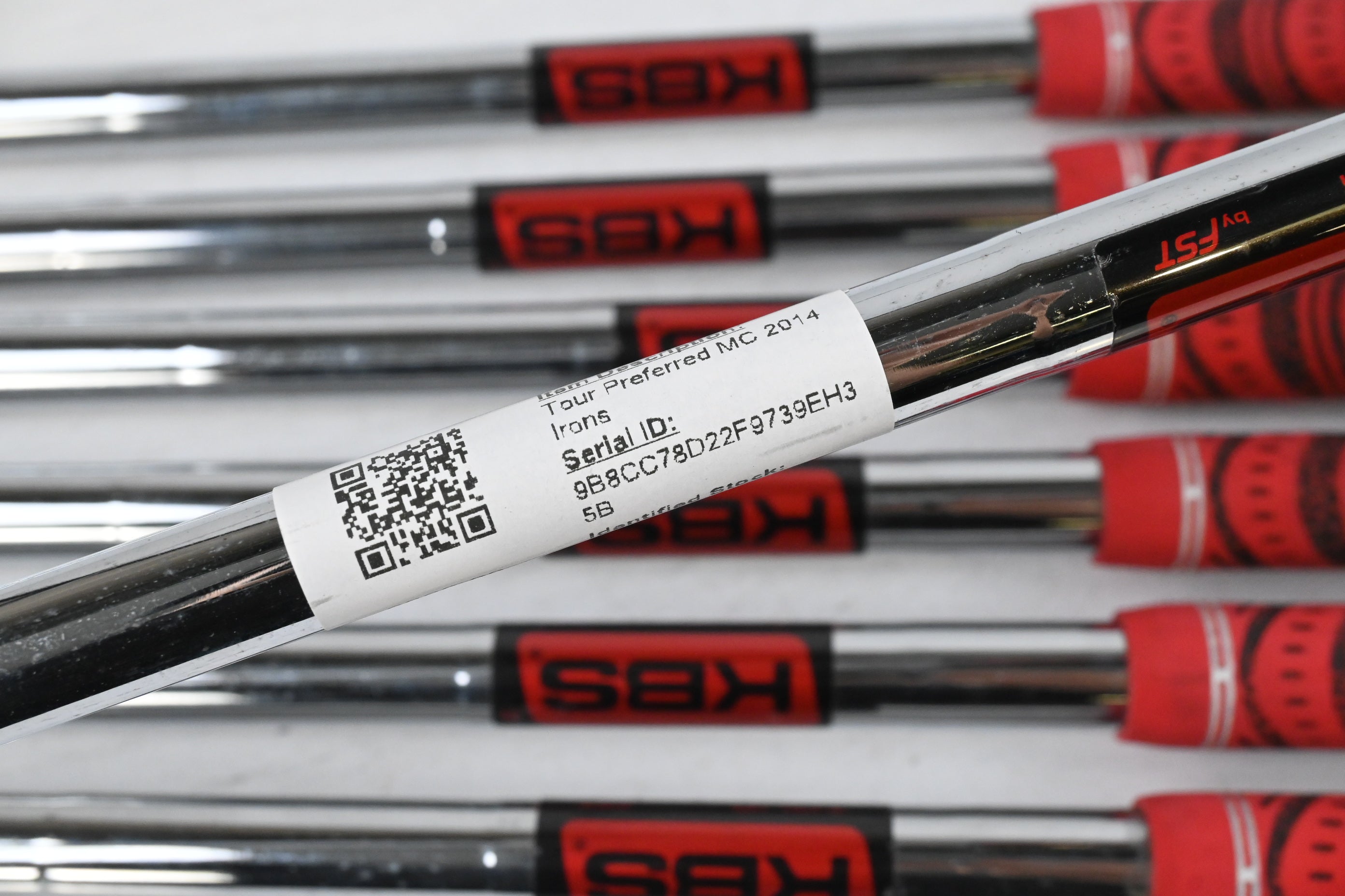 Taylormade Tour Preferred MC 2014 Irons / 4-PW / Stiff Flex KBS Tour Shafts