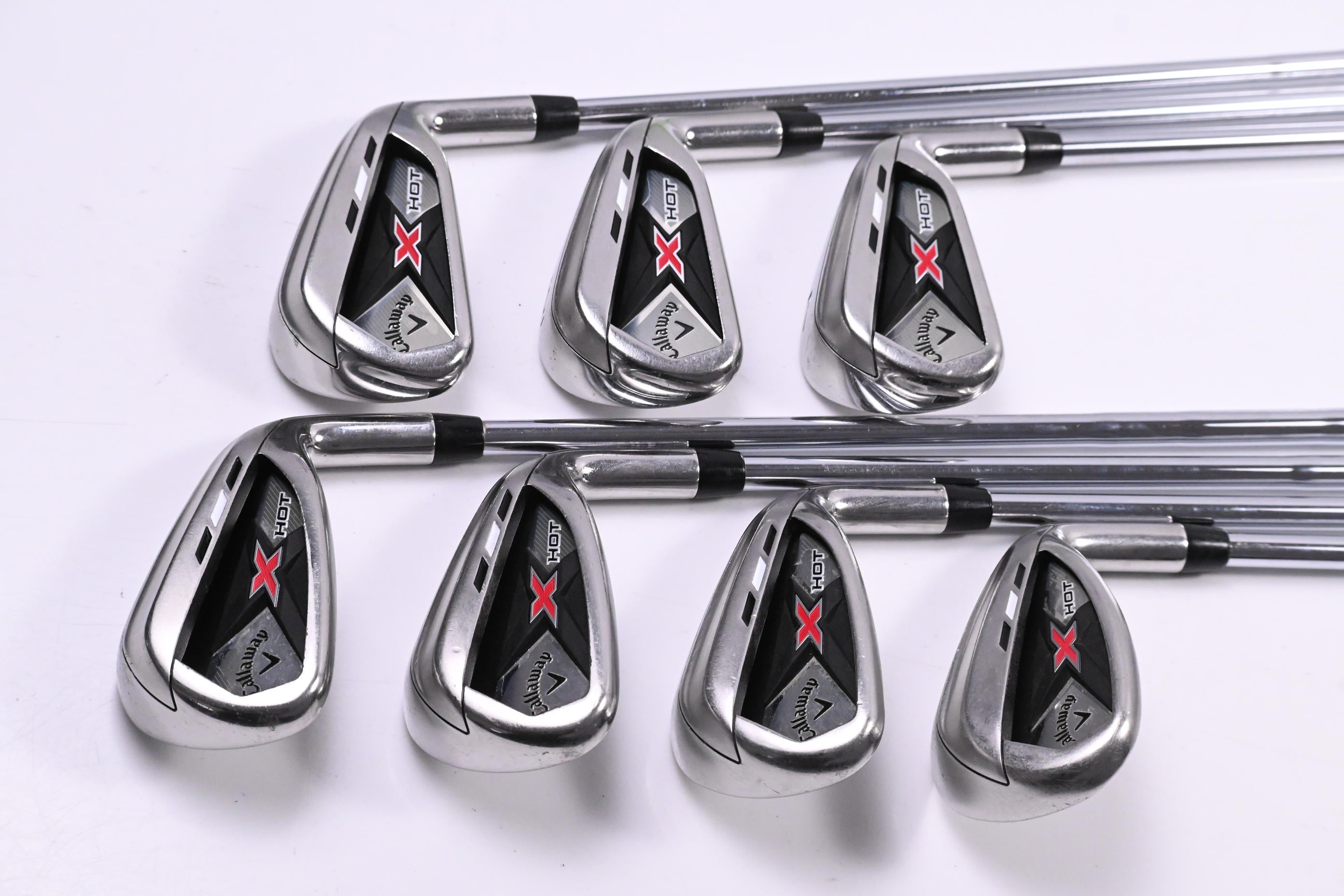 Callaway X Hot Irons / 5-PW+SW / Regular Flex True Temper Speed Step 85 Shafts