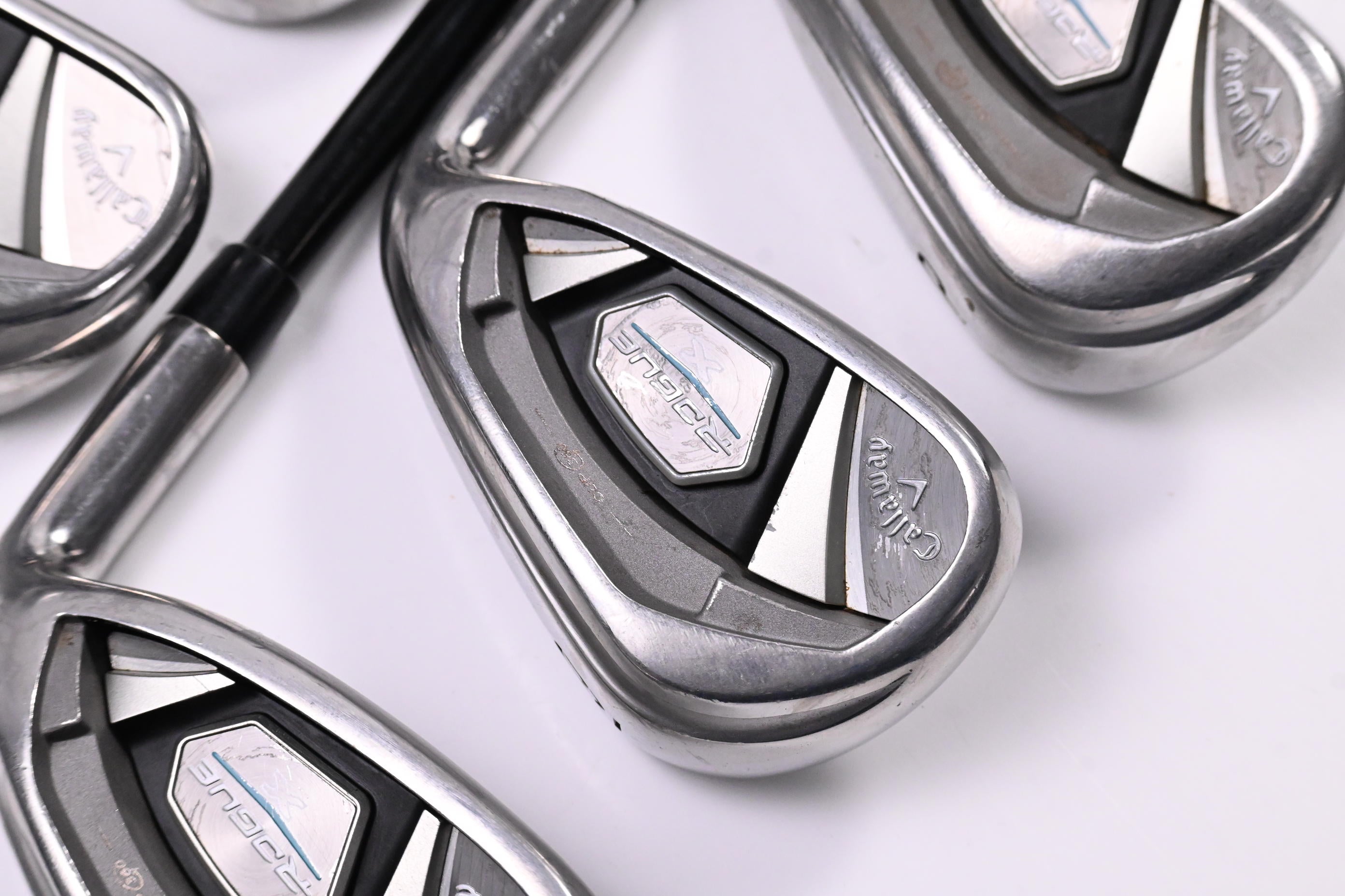 Callaway Rogue X Irons / 6-PW / Stiff Flex C6 Silver 60 Shafts