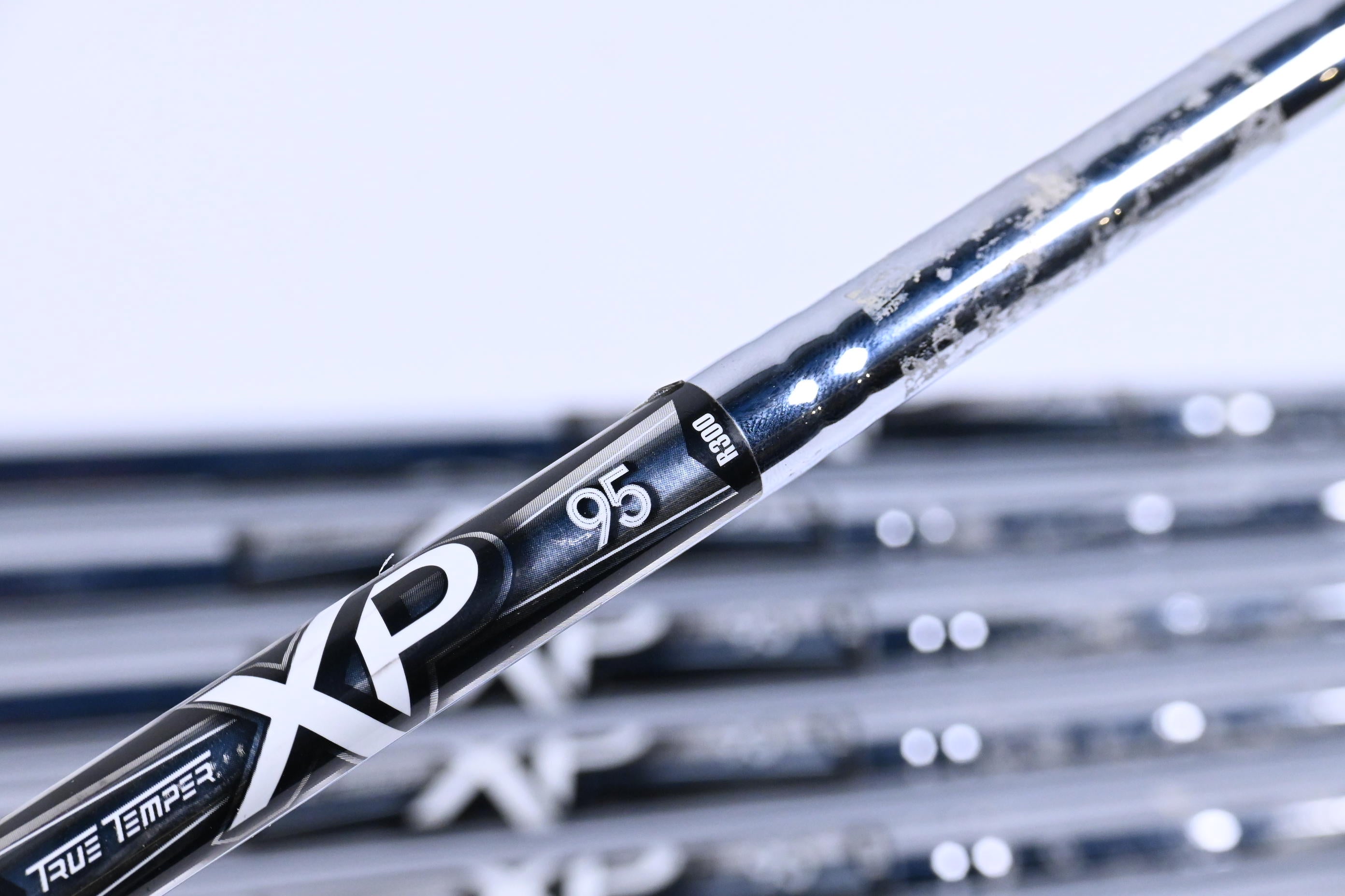 True Temper XP 95 R300 Iron Shafts / Regular Flex / Set of 7 / .370 Tip