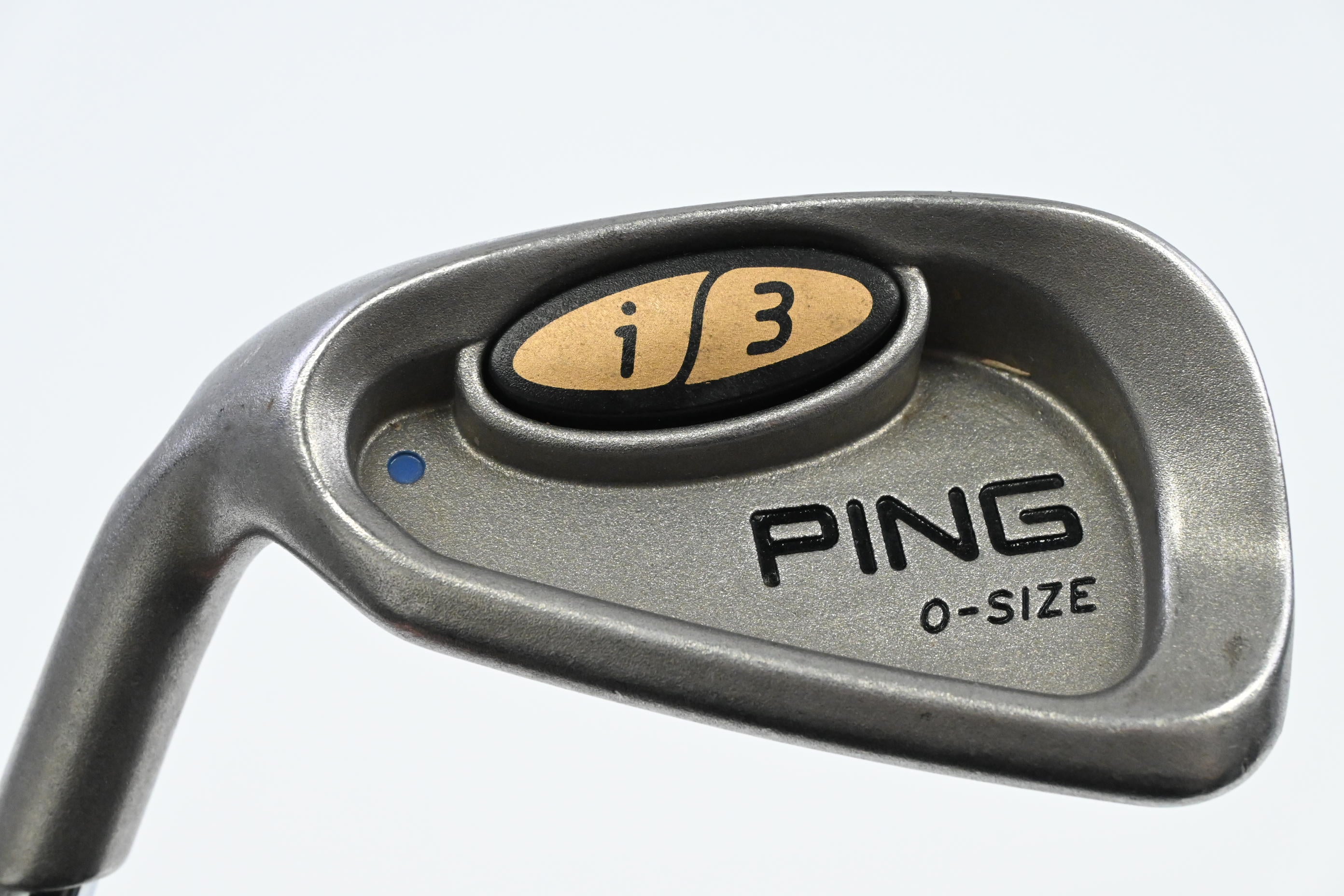 Left Hand Ping i3 O-Size #9 Iron / Blue Dot / Regular Flex Ping JZ Cushin Shaft