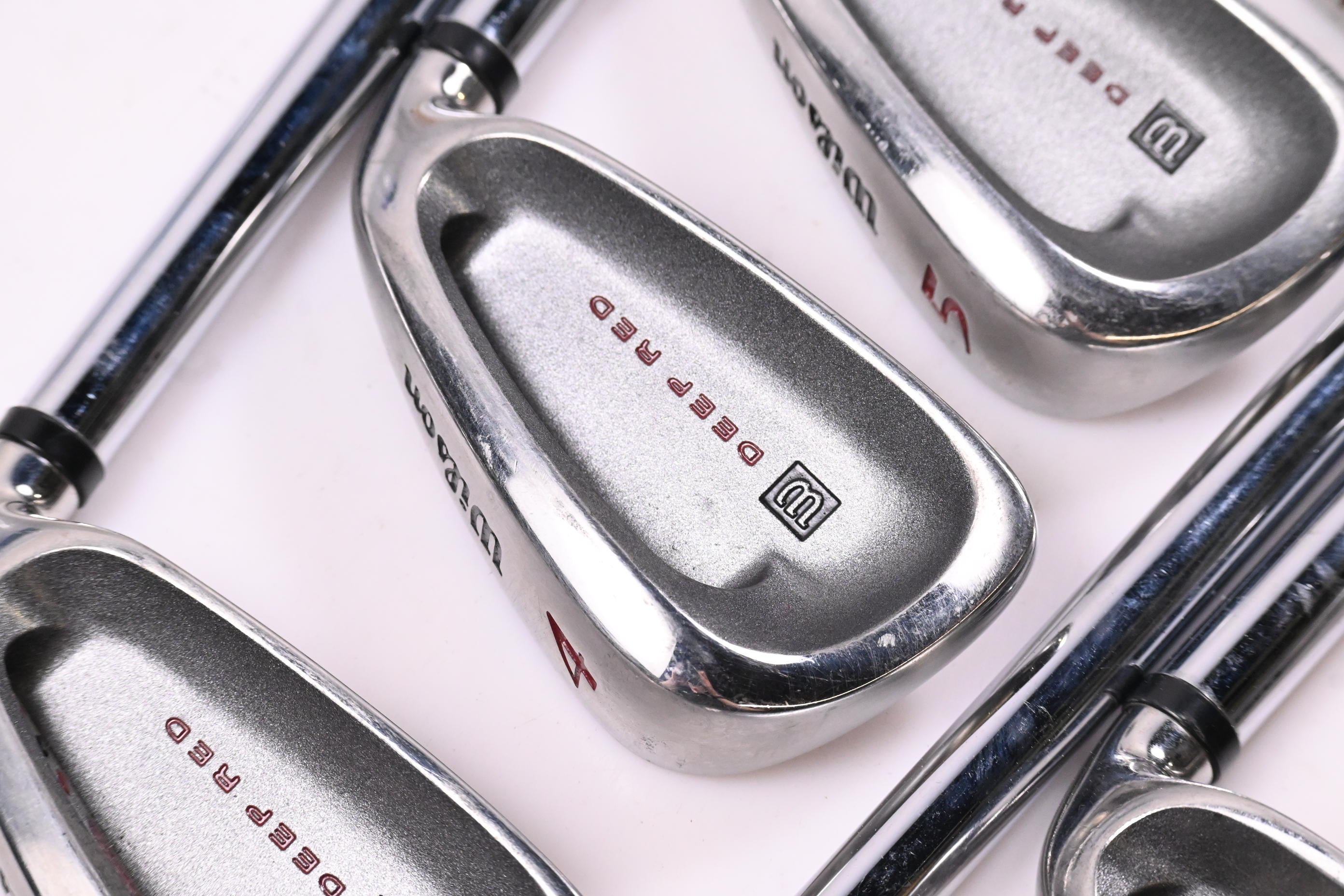 Wilson Deep Red Irons / 3-PW+SW+LW / Regular Flex Wilson Fat Shafts