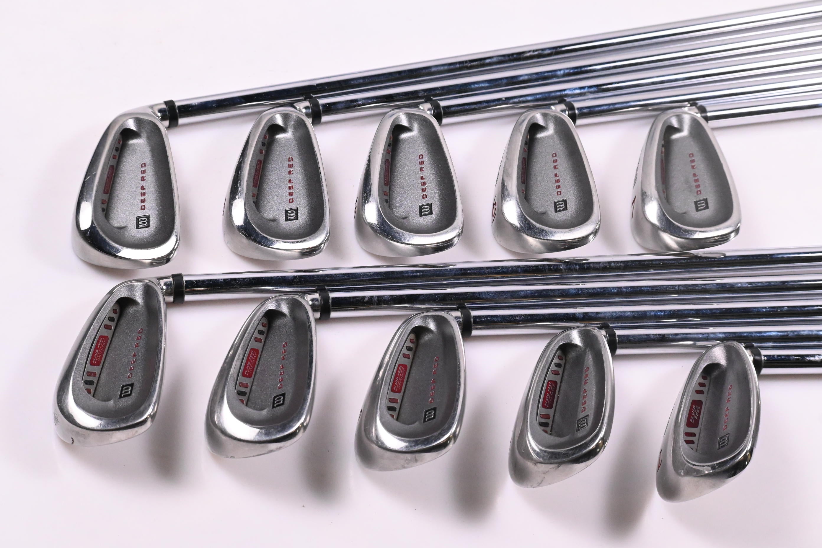 Wilson Deep Red Irons / 3-PW+SW+LW / Regular Flex Wilson Fat Shafts