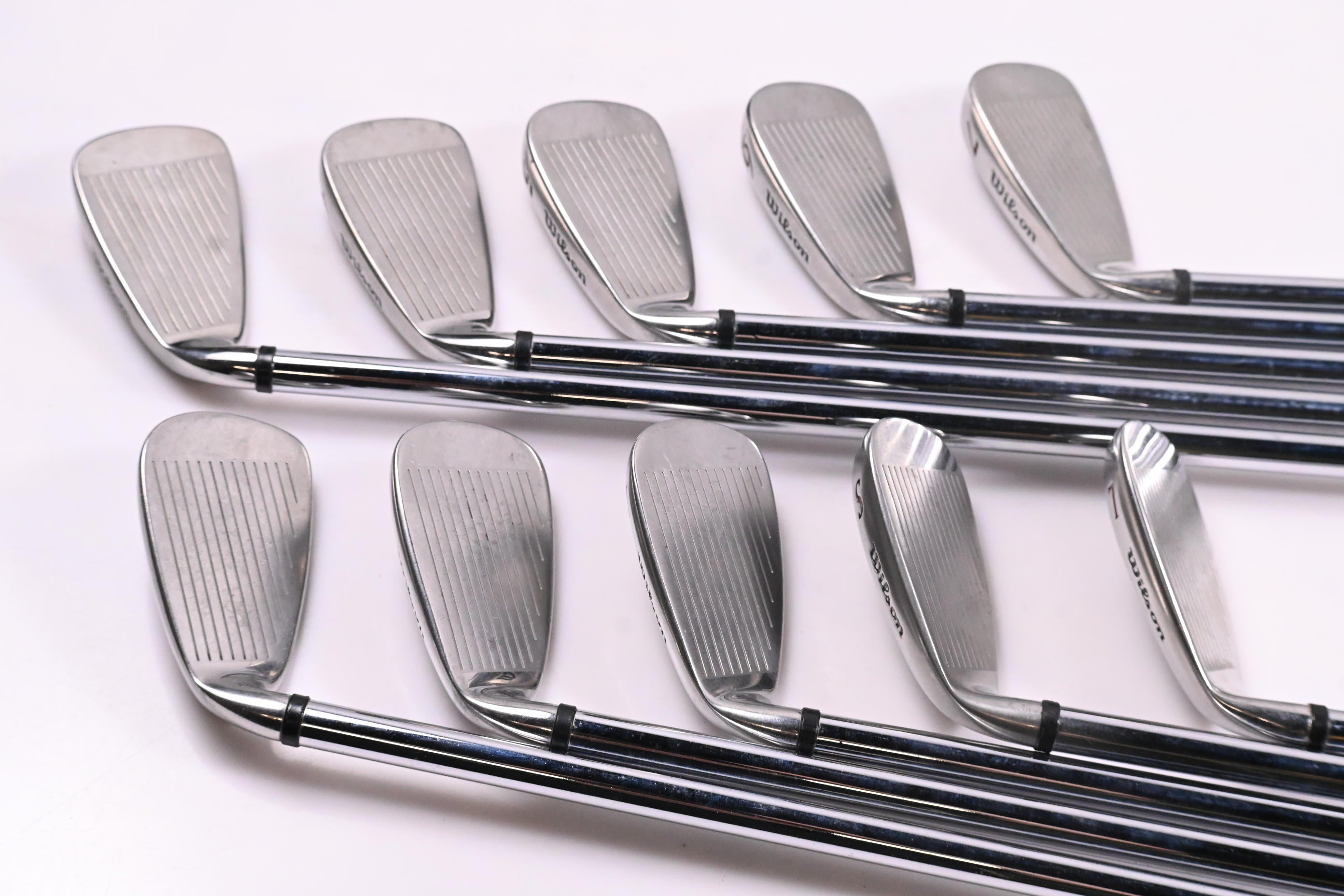Wilson Deep Red Irons / 3-PW+SW+LW / Regular Flex Wilson Fat Shafts