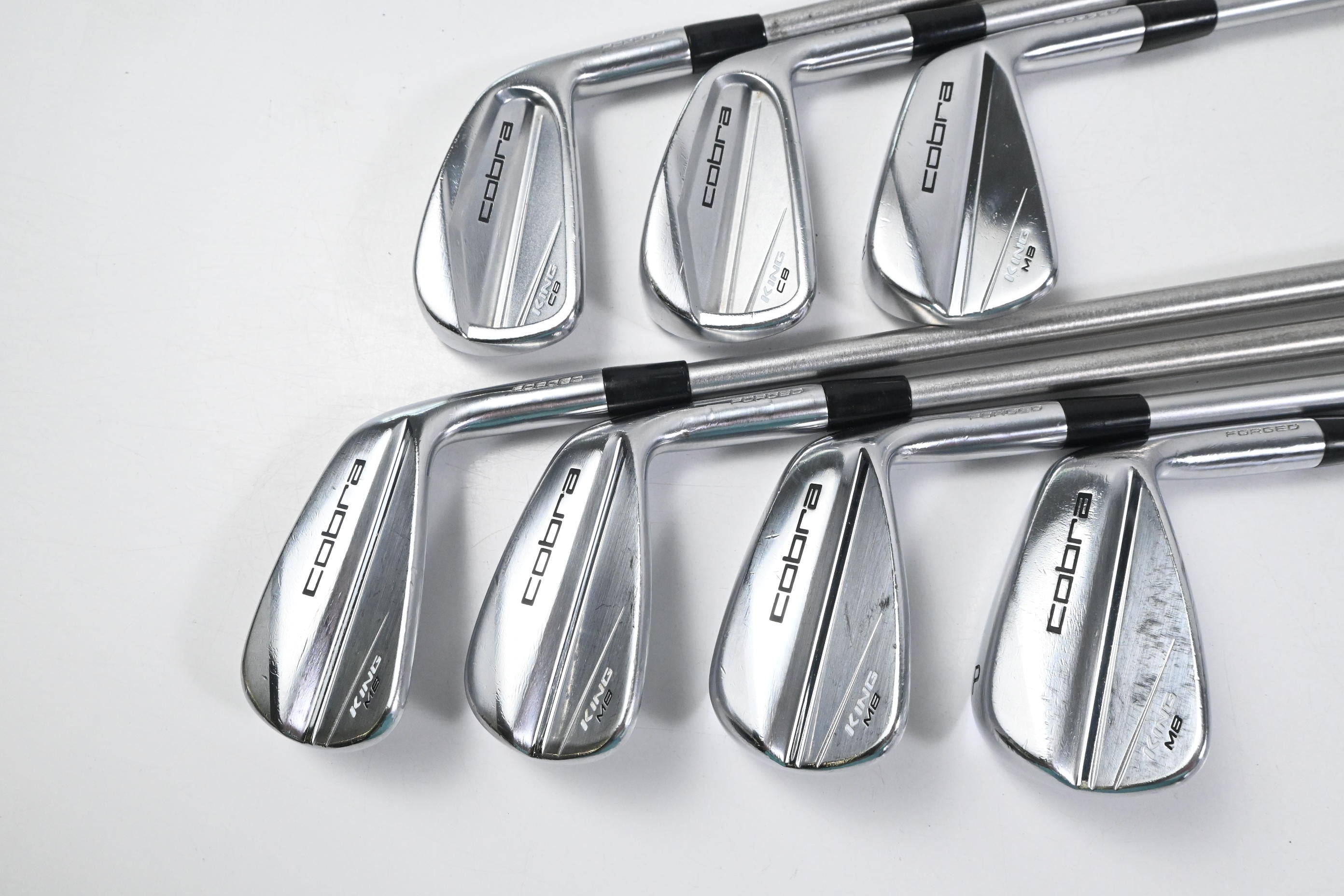 Cobra King MB/CB Combo Irons / 4-PW / X-Flex KBS Tour C-Taper 130 Shafts