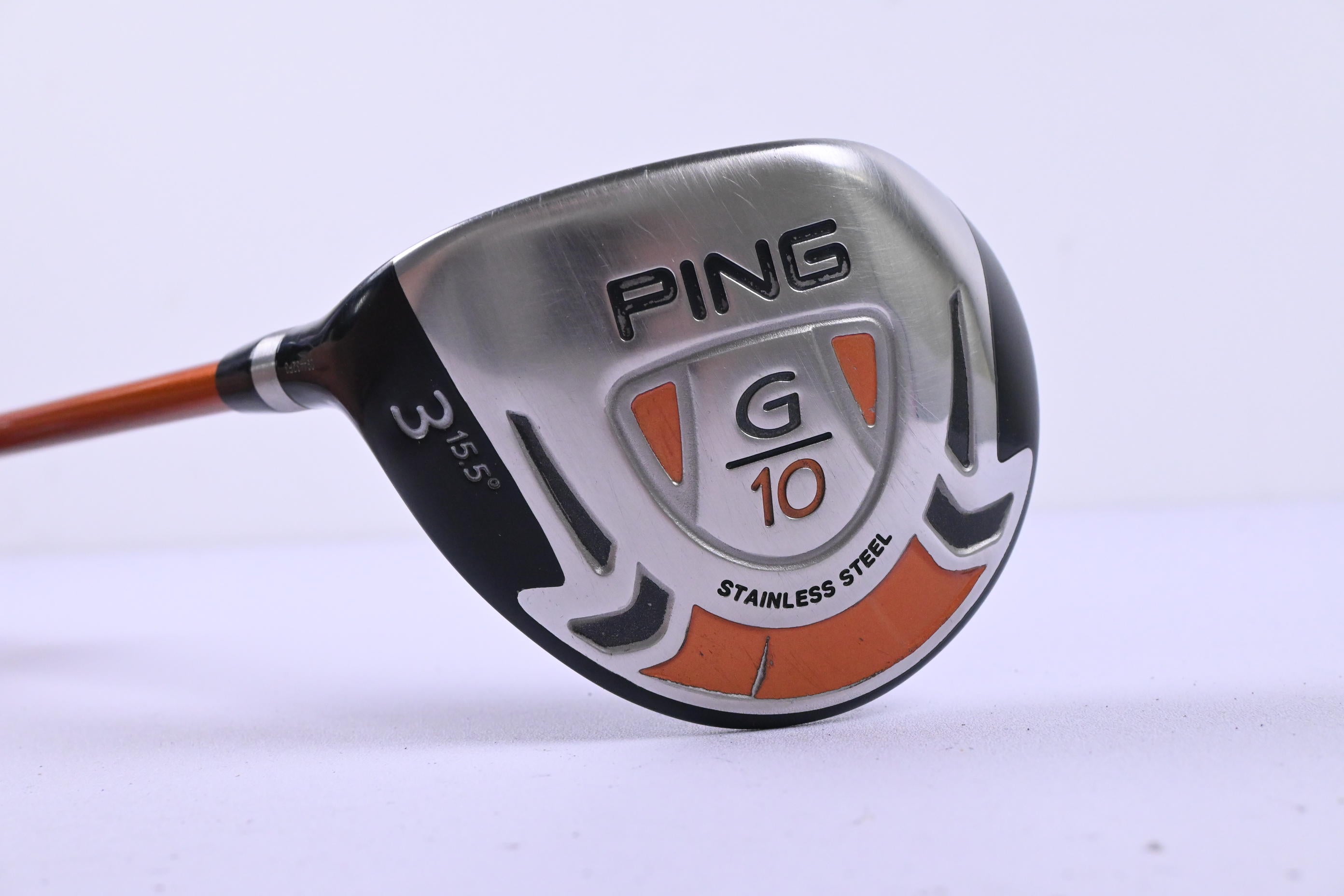 Left Hand Ping G10 #3 Wood / 15.5 Degree / Regular Flex Ping TFC 129 F Shaft