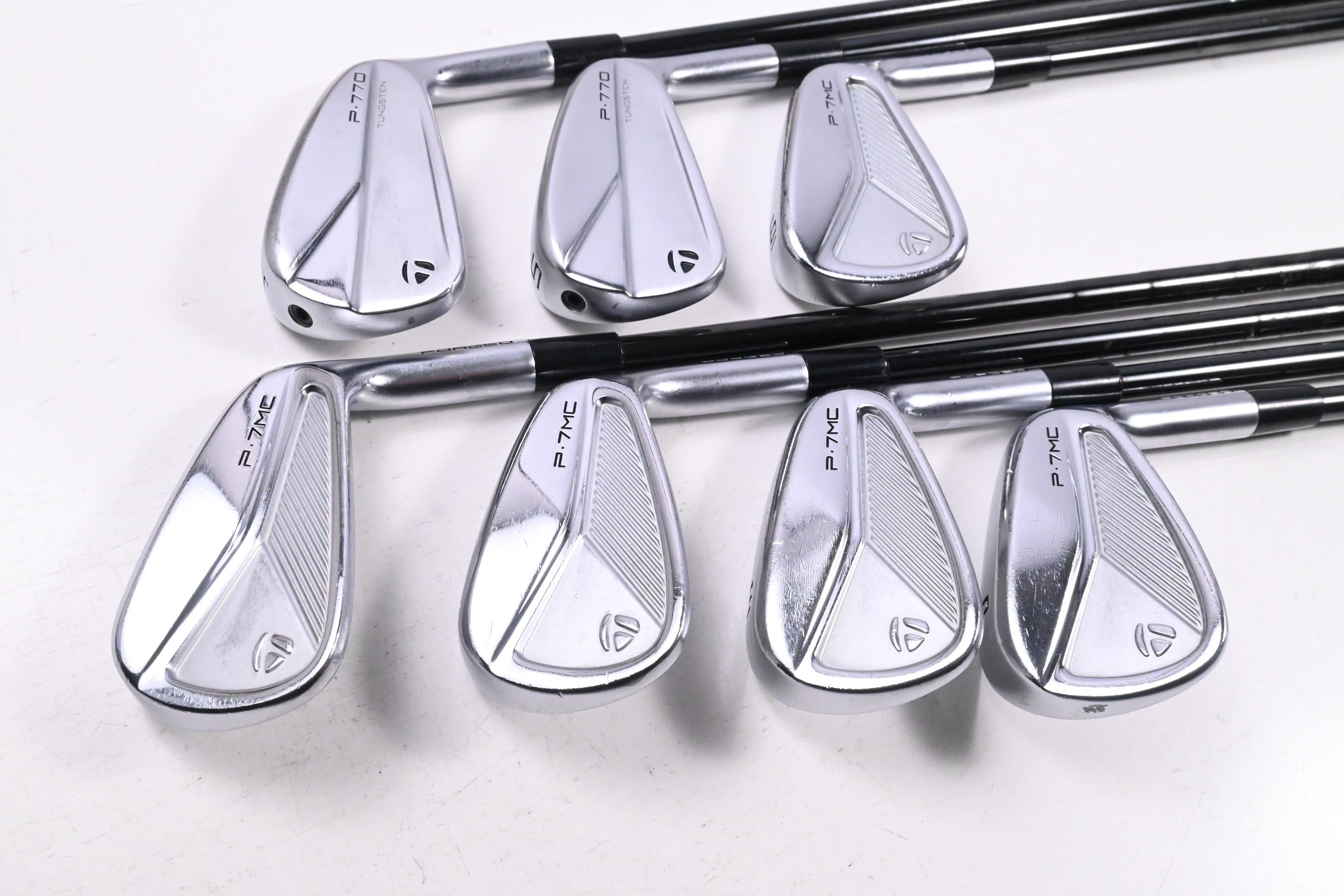 Taylormade P7MC/P770 2023 Combo Irons / 4-PW / X-Flex KBS Tour Shafts