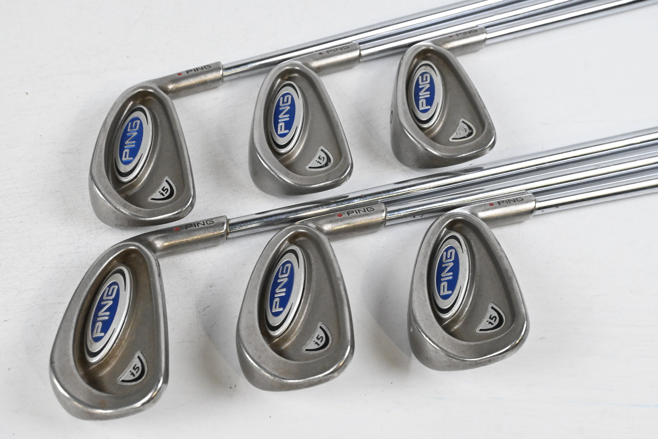 Ping i5 Irons / 4-9i / Orange Dot / Regular Flex Ping True Temper Shafts