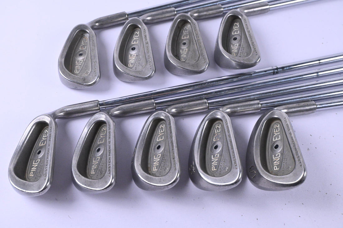 Ping Eye 2+ Irons / 3-PW+SW / Black Dot / Stiff Flex Ping JZ Shafts