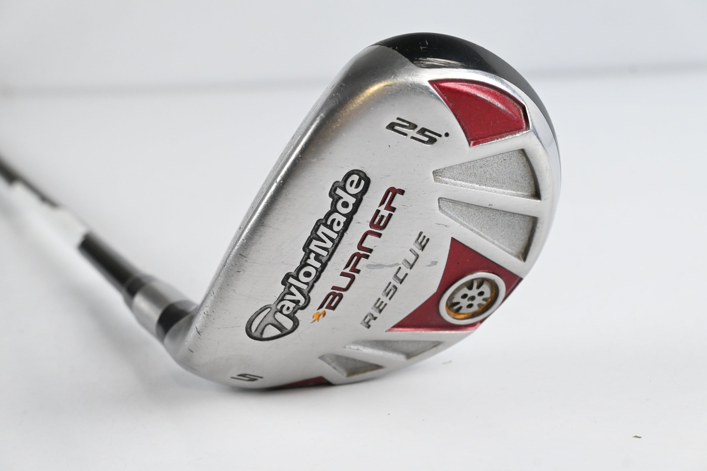 Left Hand Taylormade Burner 2007 #5 Hybrid / 25 Degree / Regular Flex REAX 65