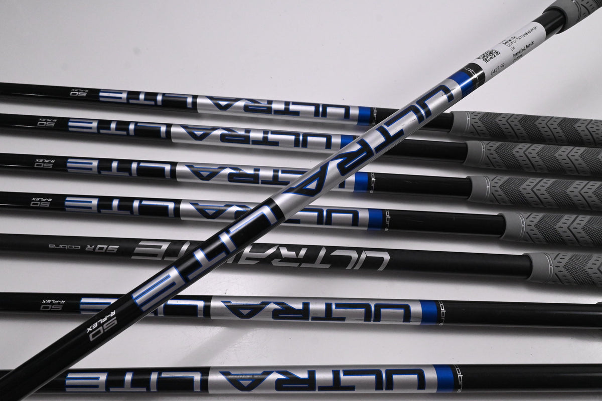 Cobra T-Rail Hybrid Combo Irons / 4-5H+6-PW+SW / Regular Flex Ultralite 50