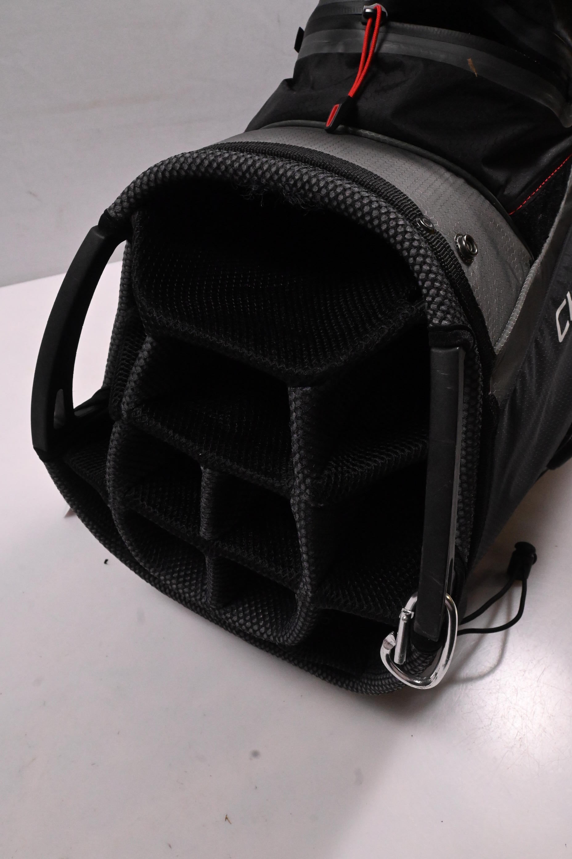 Callaway Chev 14 Dry Cart Bag / 14-Way Divider / Black, Grey