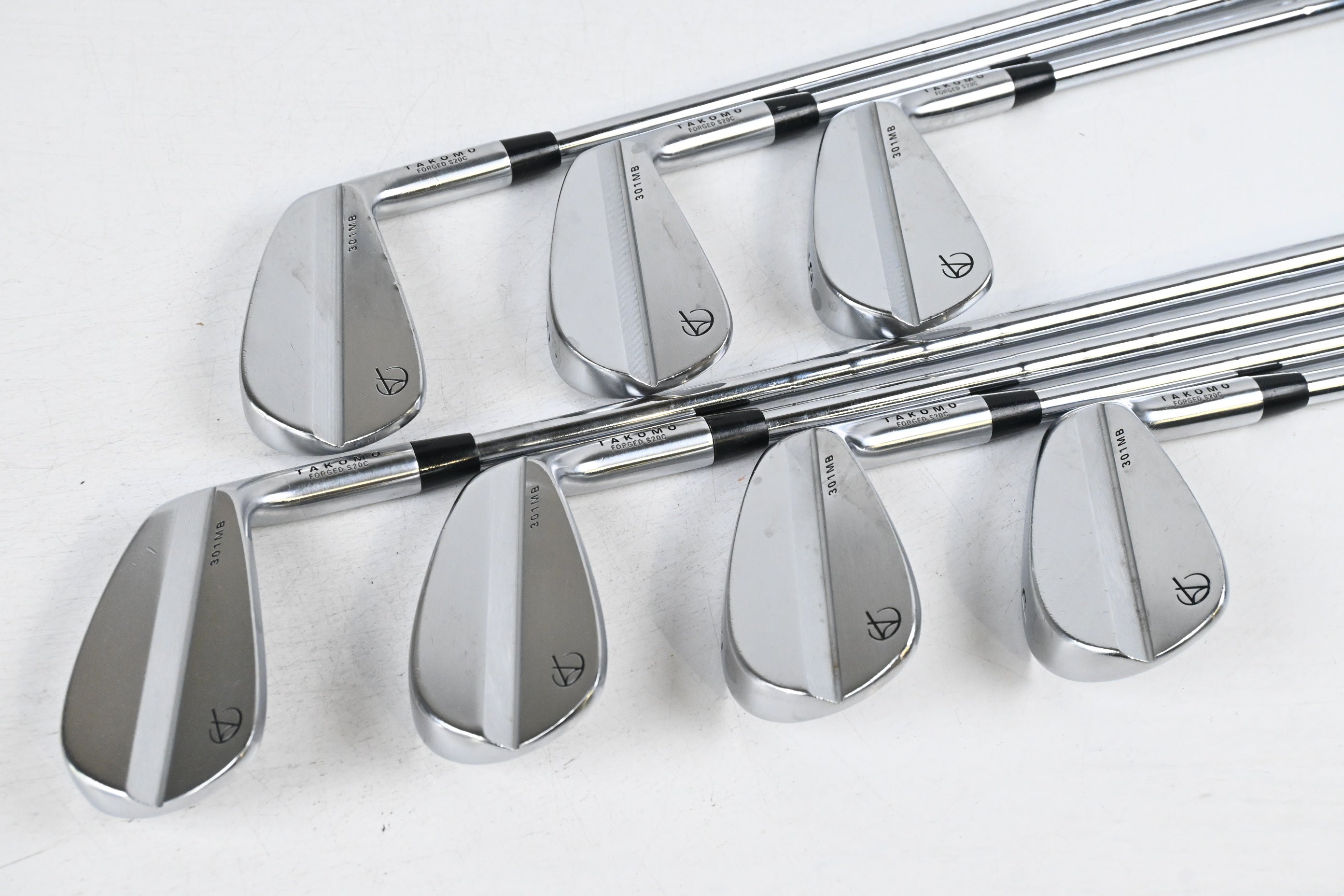 Takomo 301 Irons / 4-PW / X-Flex KBS Tour 130 Shafts