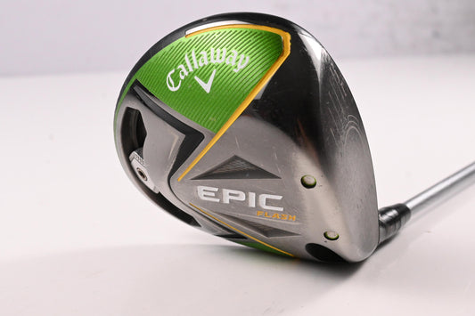 Callaway Epic Flash Driver / 9 Degree / Stiff Flex Project X Evenflow Green 55 Shaft