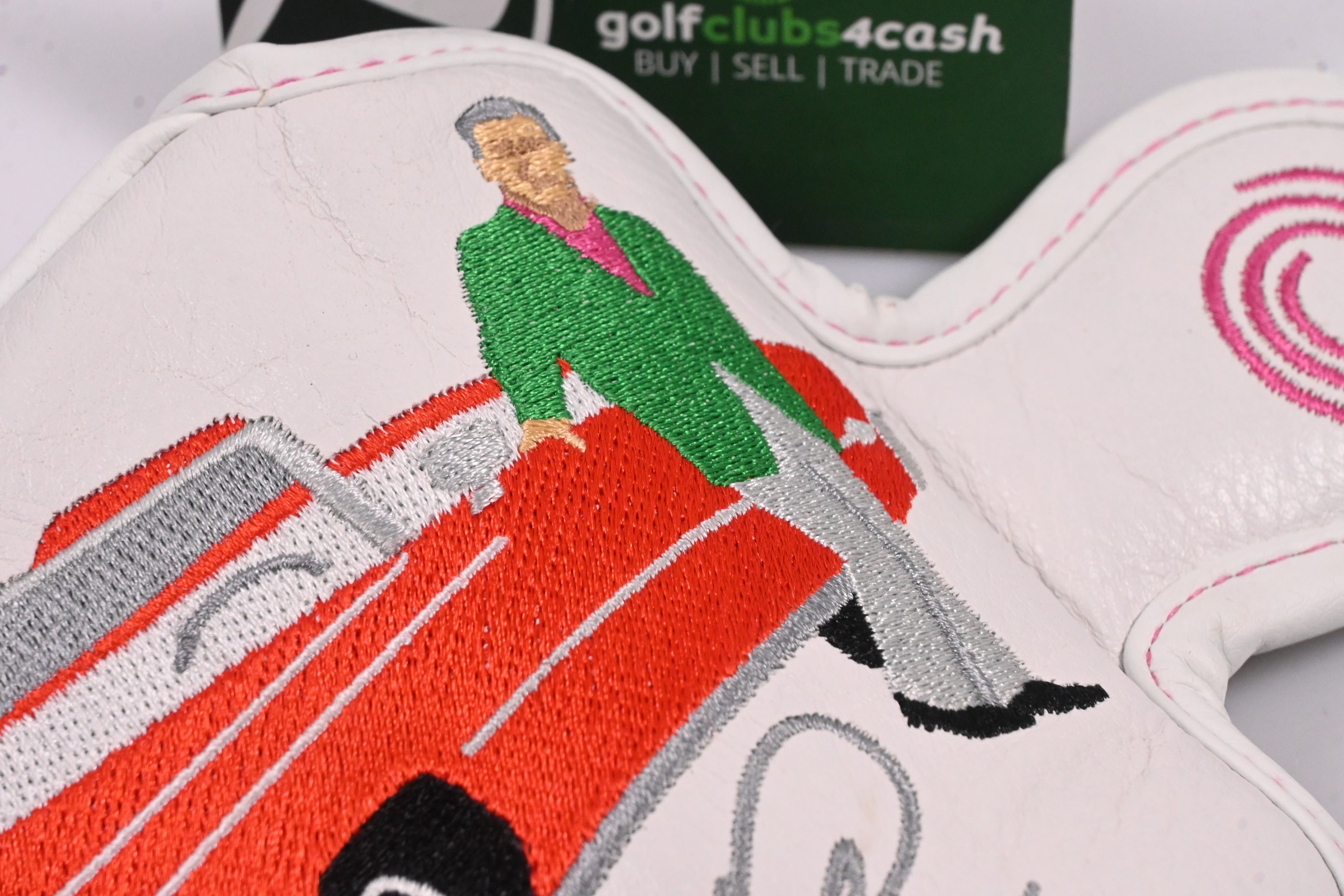 Odyssey Red Cadillac / Putter Headcover / Mallet / White