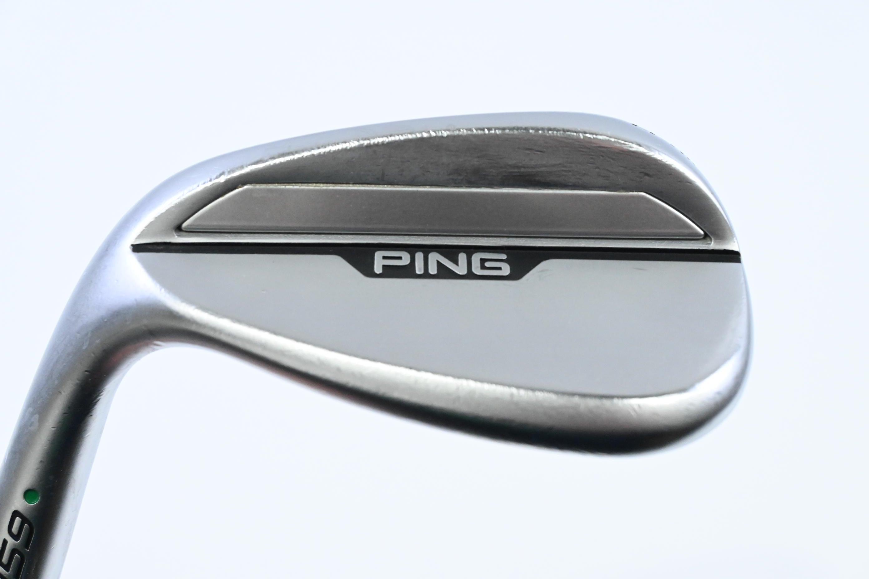Left Hand Ping S159 Sand Wedge / 56 Degree / Green Dot / Stiff Flex Dynamic Gold