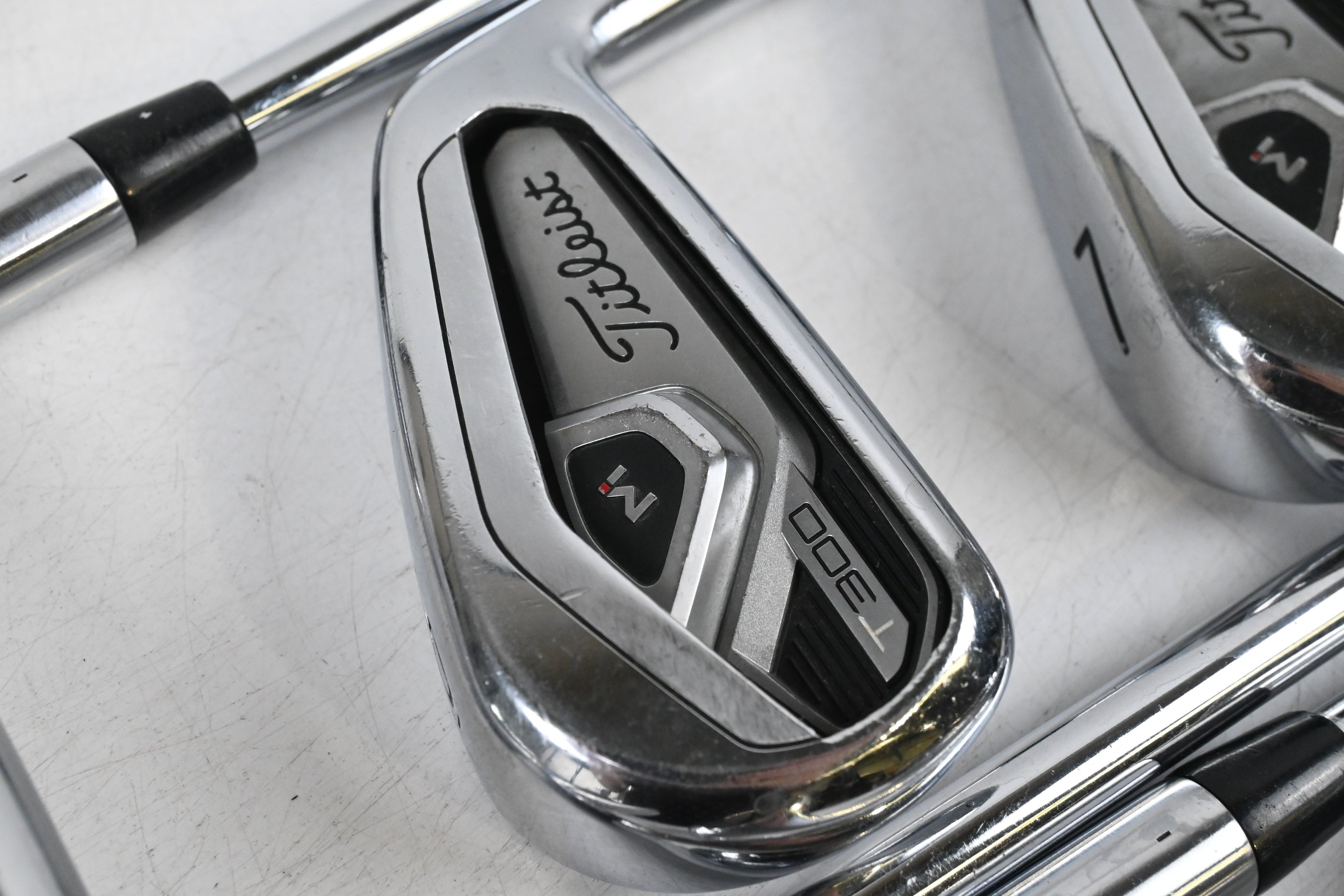 Titleist T300 2019 Irons / 5-PW / Stiff Flex AMT Tour White S300 Shafts