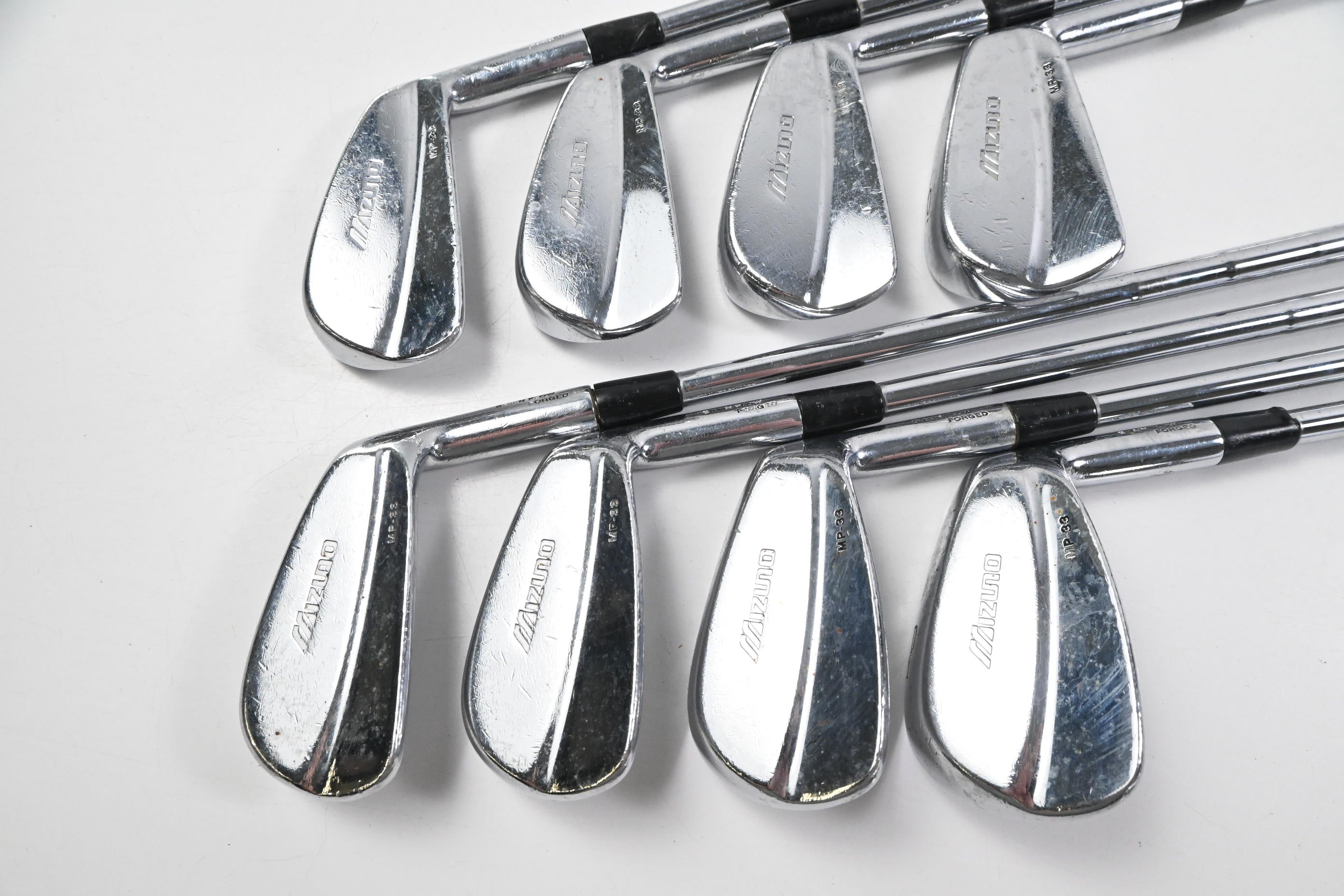 Mizuno MP-33 Irons / 3-PW / X-Flex KBS Tour Shafts