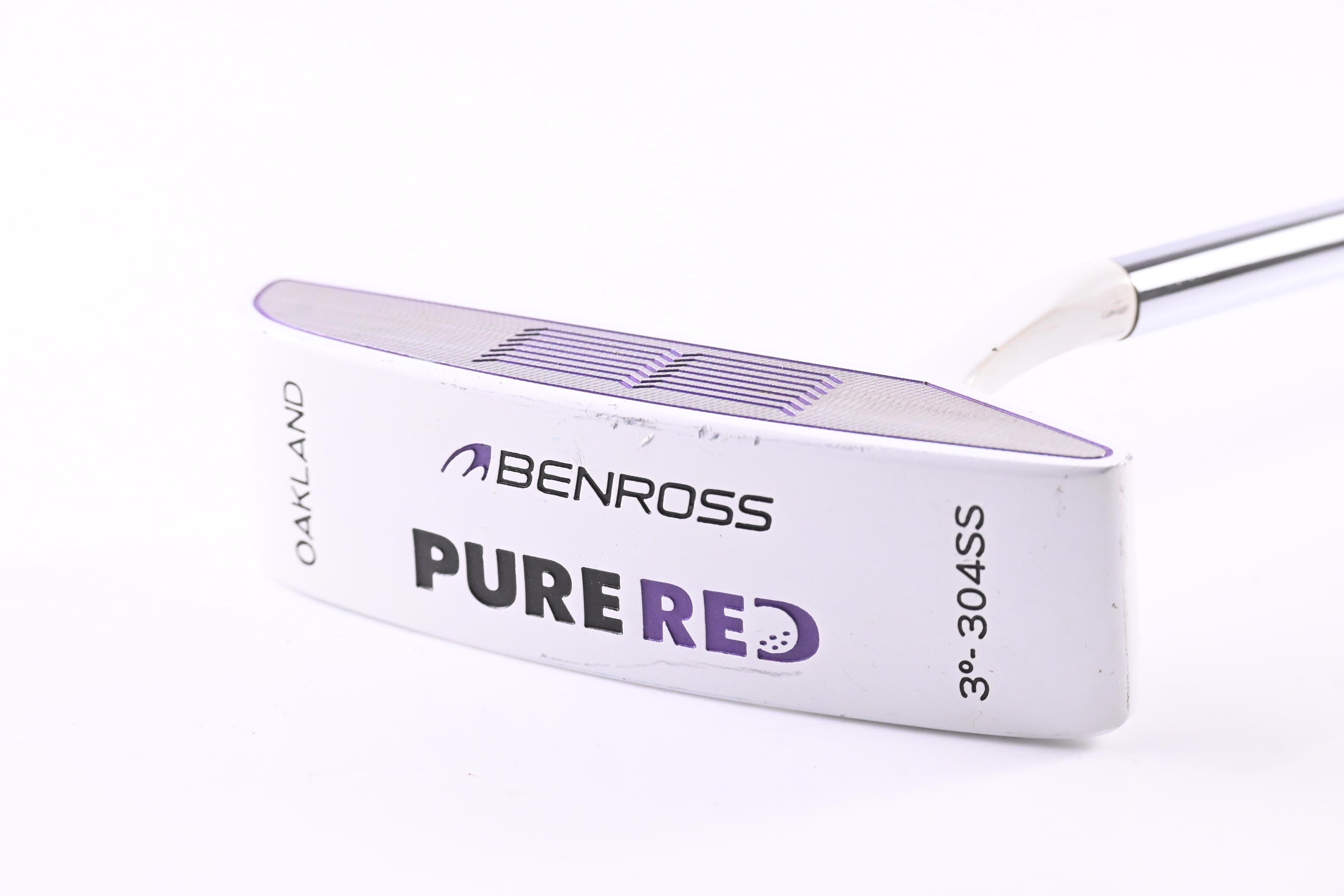 Benross Pure Red White Oakland Putter / 34 Inch