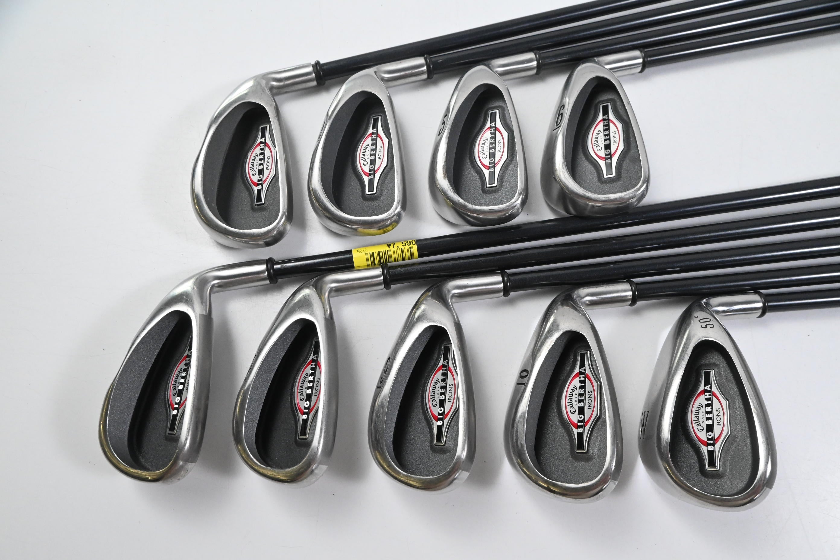 Callaway Big Bertha 2002 Irons / 3-PW+GW / Firm Flex RCH 75i Shafts