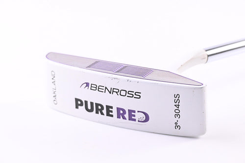 Benross Pure Red White Oakland Putter / 34 Inch