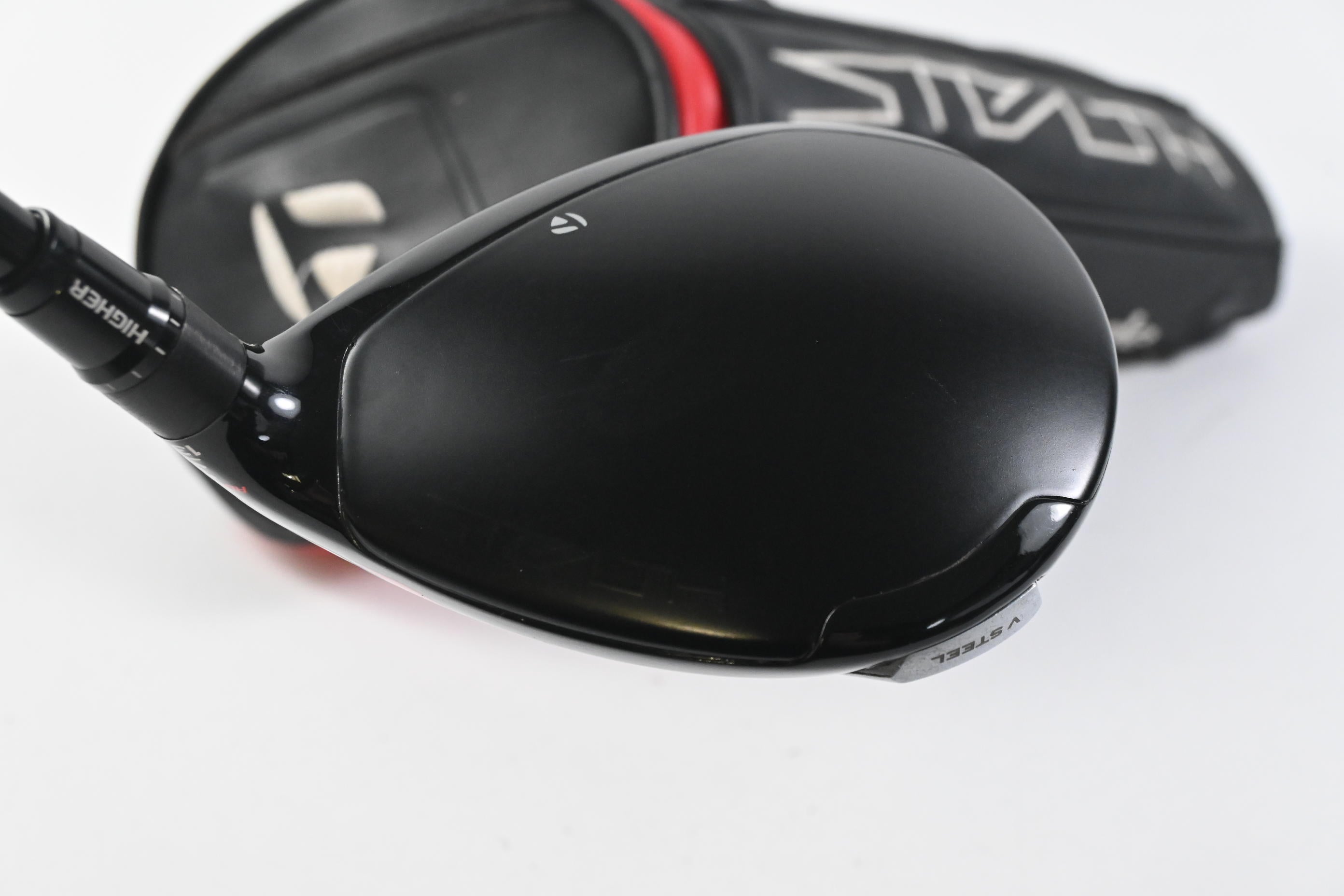 Taylormade Stealth Plus #3 Wood / 13.5 Degree / Stiff Flex HZRDUS Smoke Red Red