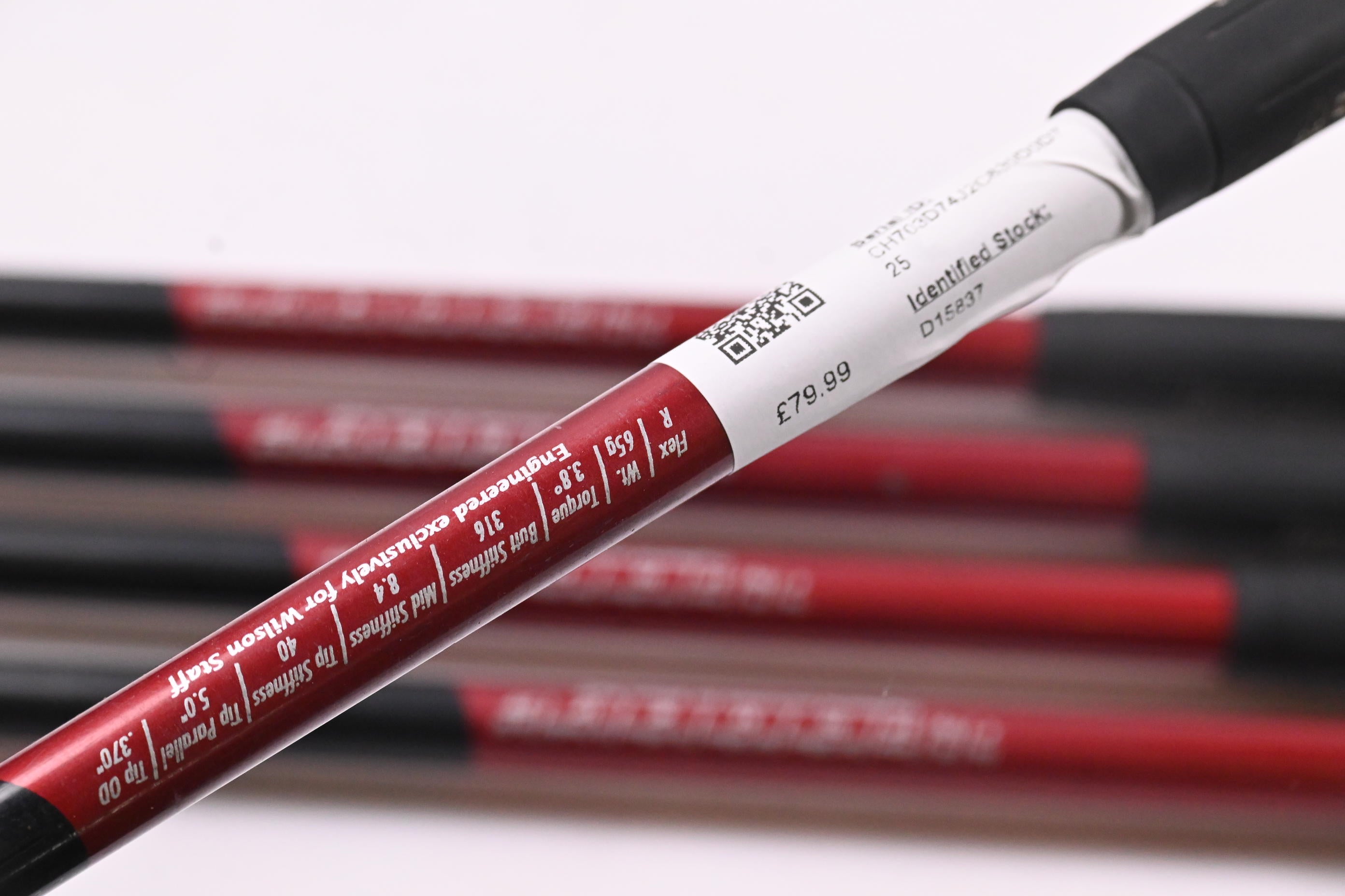 Wilson Di9 Irons / 5-9I / Regular Flex Graffaloy Pro Launch Red V2 65 Shafts