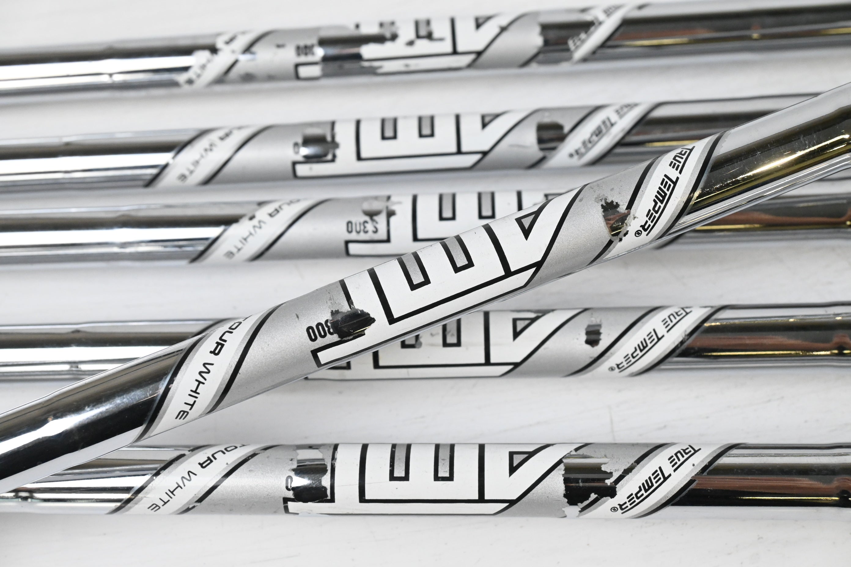 Titleist T300 2019 Irons / 5-PW / Stiff Flex AMT Tour White S300 Shafts
