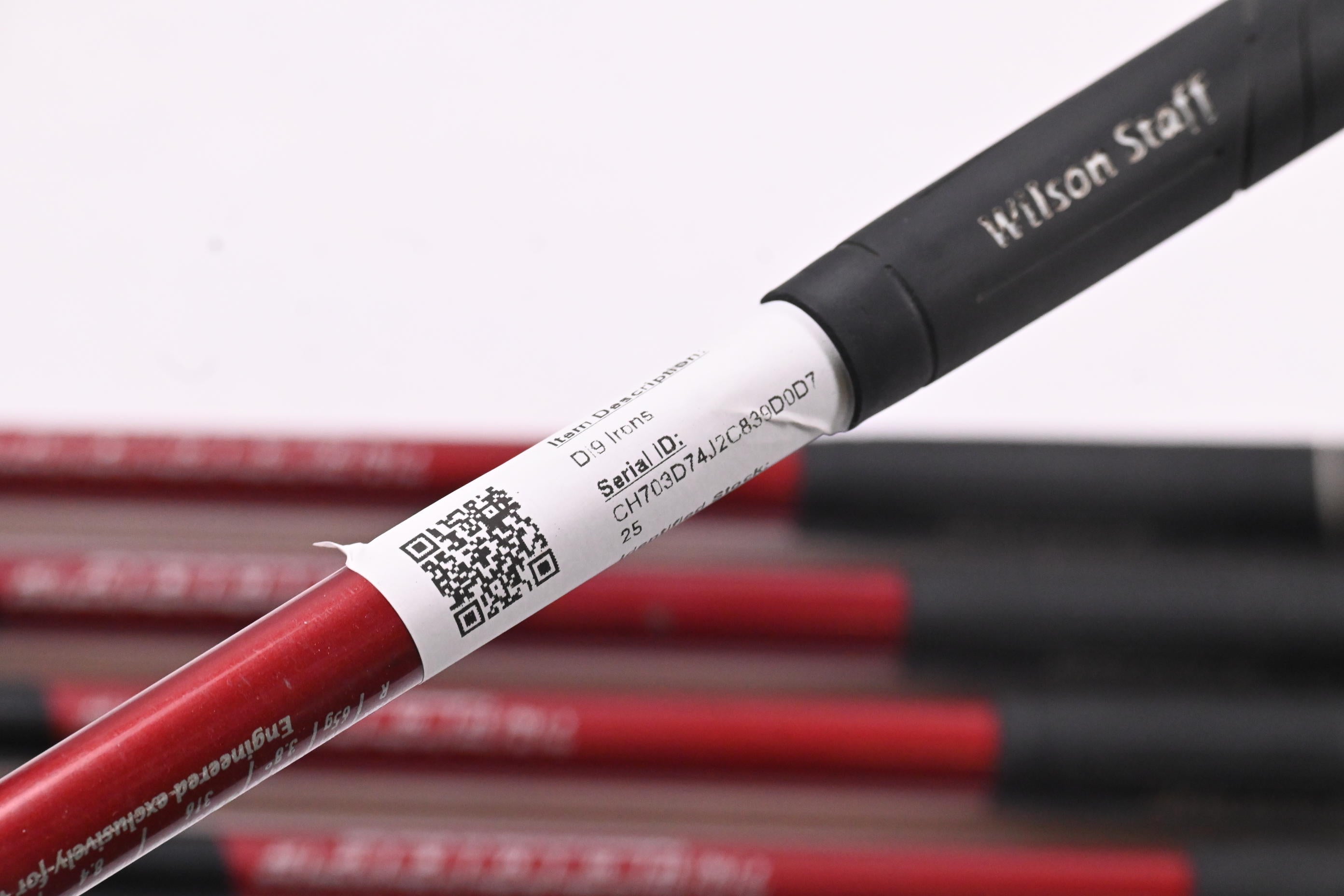 Wilson Di9 Irons / 5-9I / Regular Flex Graffaloy Pro Launch Red V2 65 Shafts