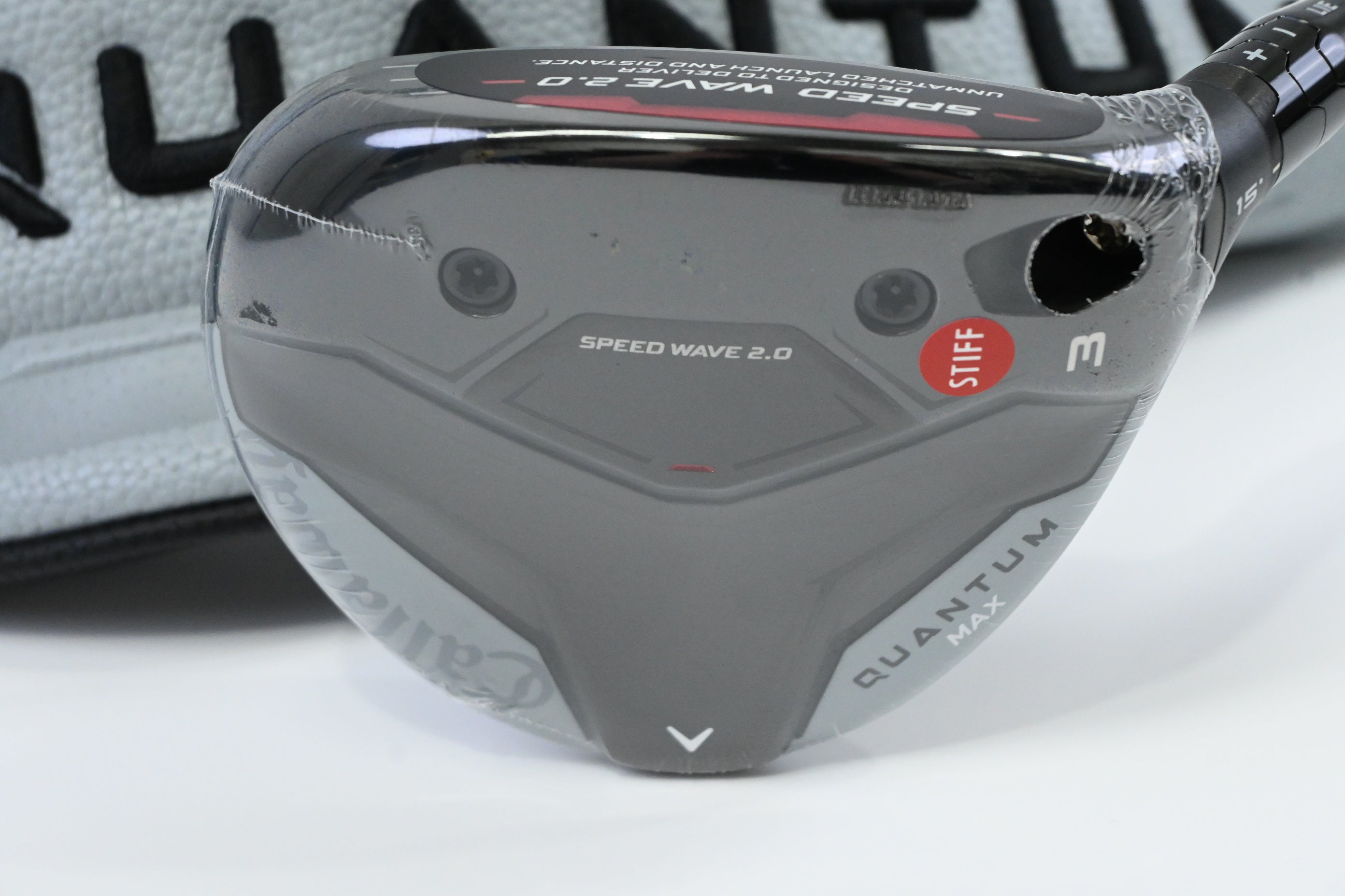 Callaway Quantum Max #3 Wood / 15 Degree / Stiff Flex Denali Frost Silver 60