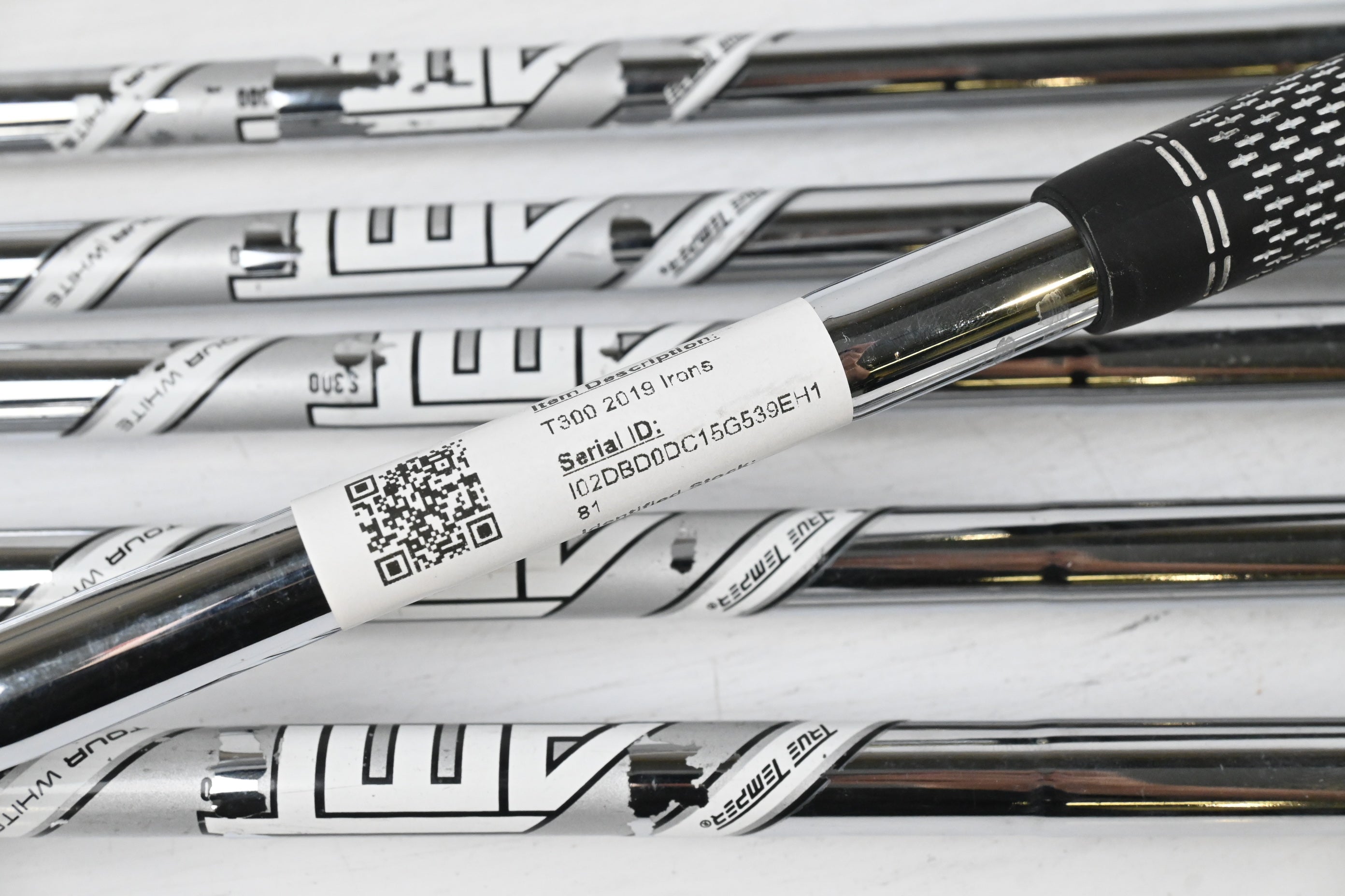 Titleist T300 2019 Irons / 5-PW / Stiff Flex AMT Tour White S300 Shafts